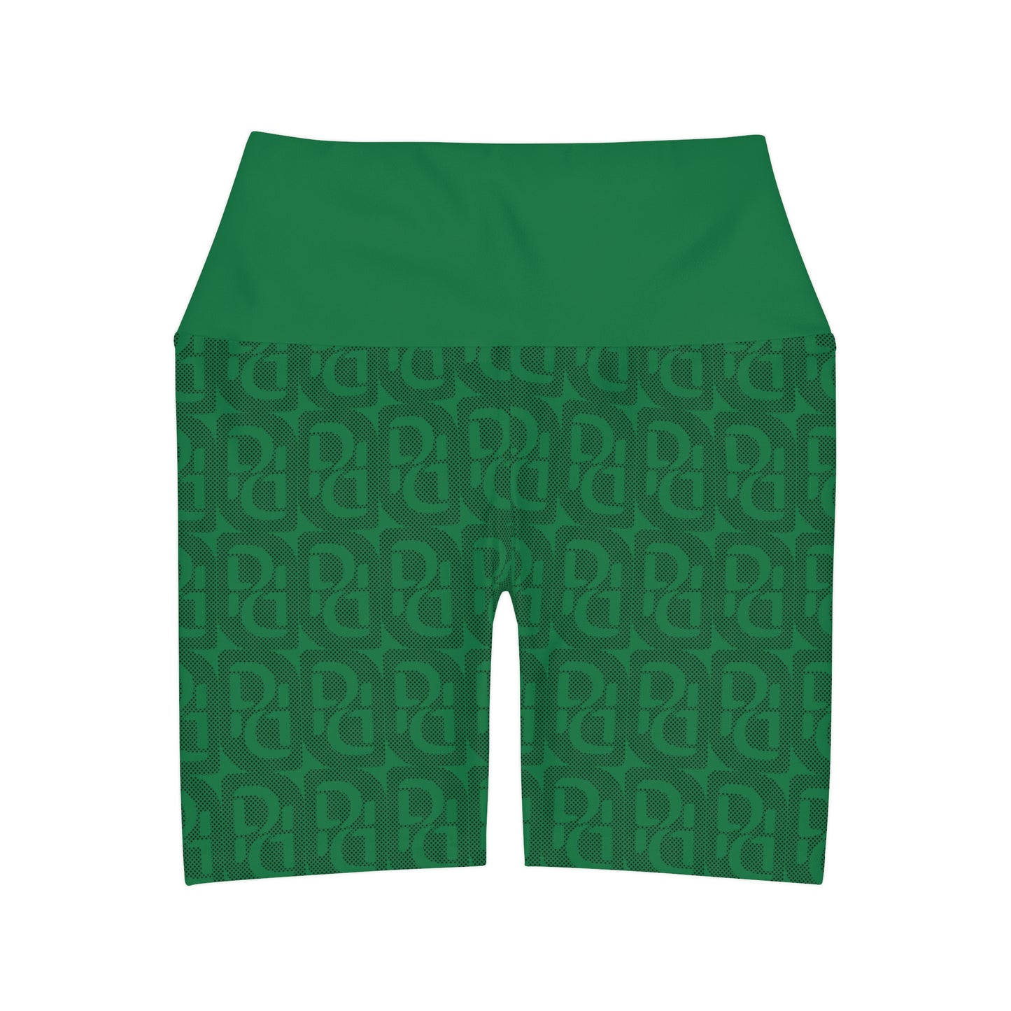 Phallacy Designer High Waisted Yoga Shorts