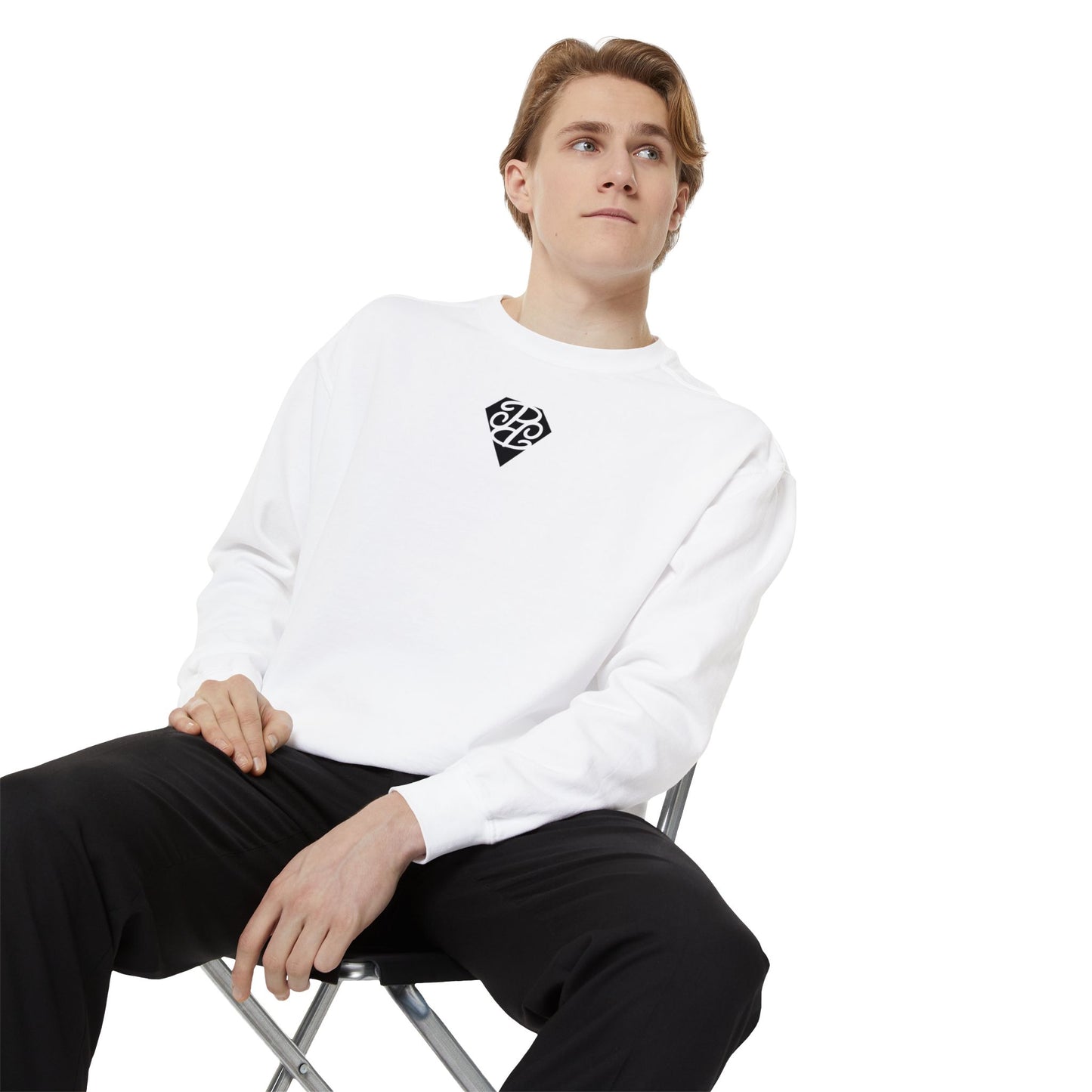Phallacy Diamond Unisex Garment-Dyed Sweatshirt