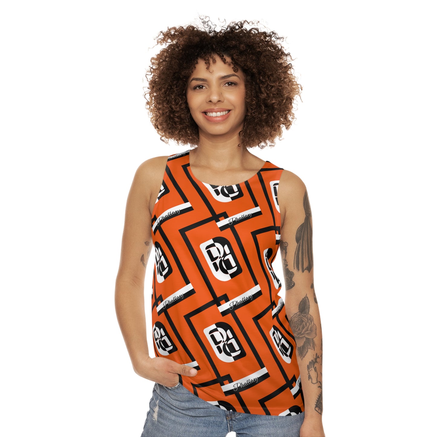 Phallacy Frame Designer Unisex Tank Top