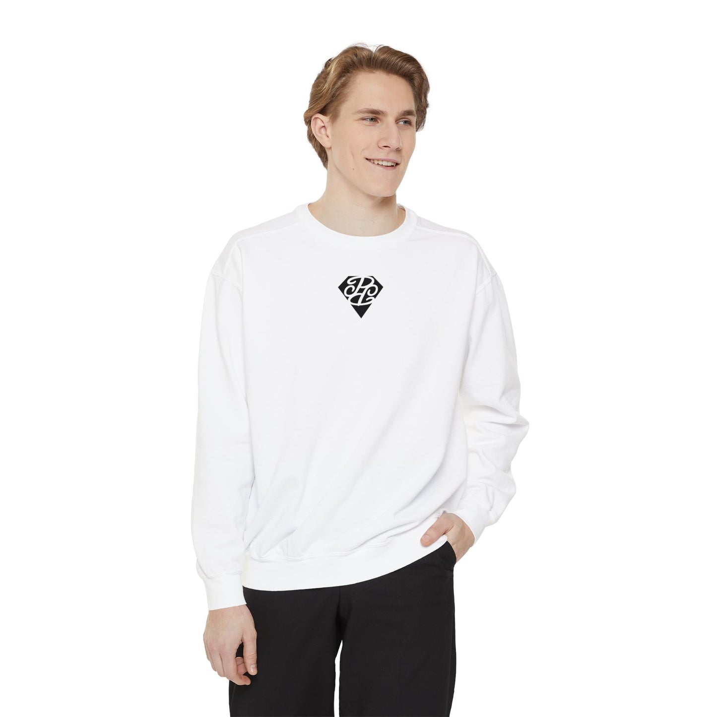 Phallacy Diamond Unisex Garment-Dyed Sweatshirt
