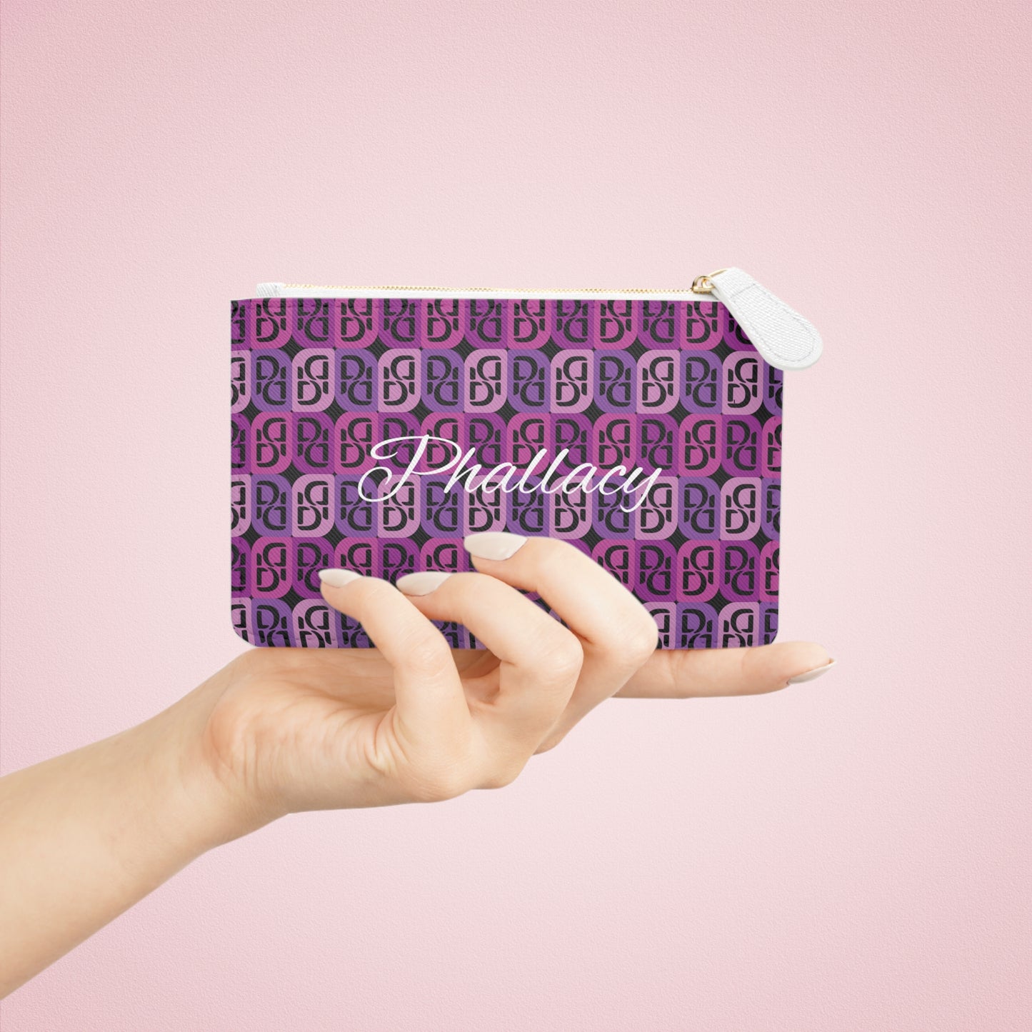 Phallacy Monogram Designer Mini Clutch Bag