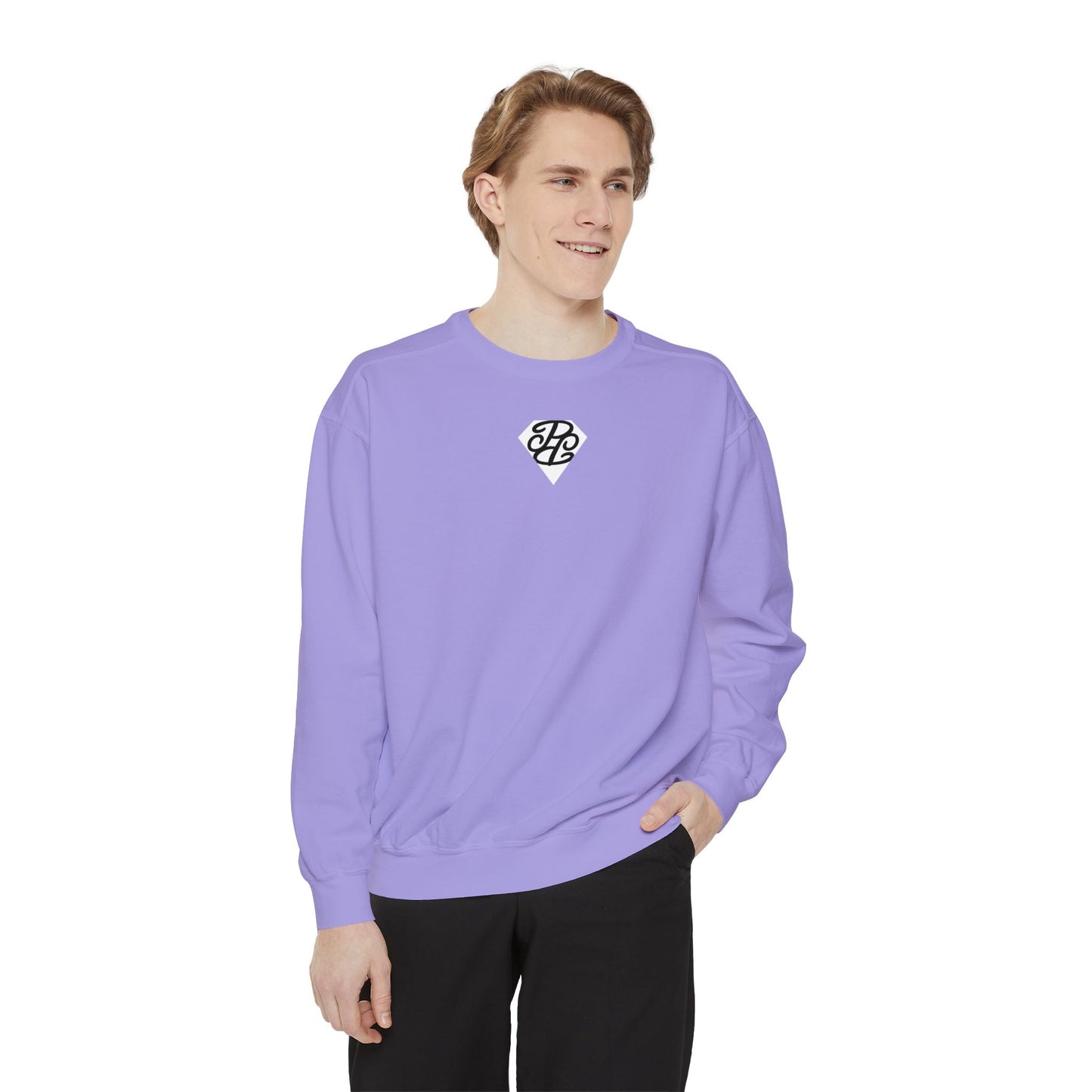 Phallacy Diamond Unisex Garment-Dyed Sweatshirt