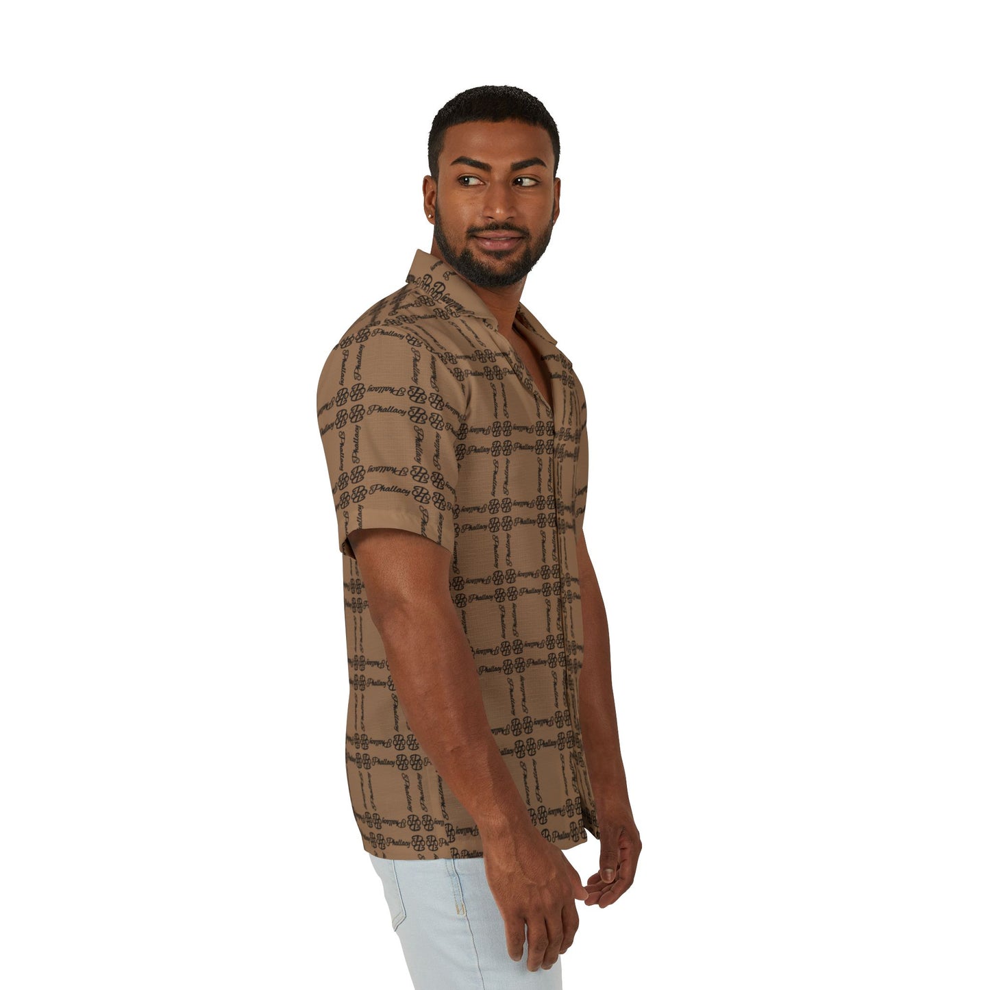 Phallacy Balance Designer Men's Button Up Shirt