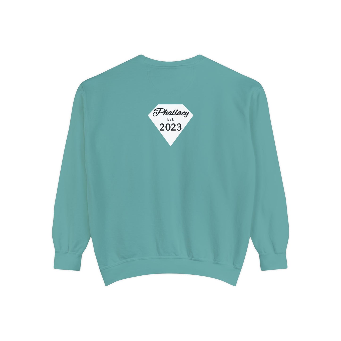 Phallacy Diamond Unisex Garment-Dyed Sweatshirt