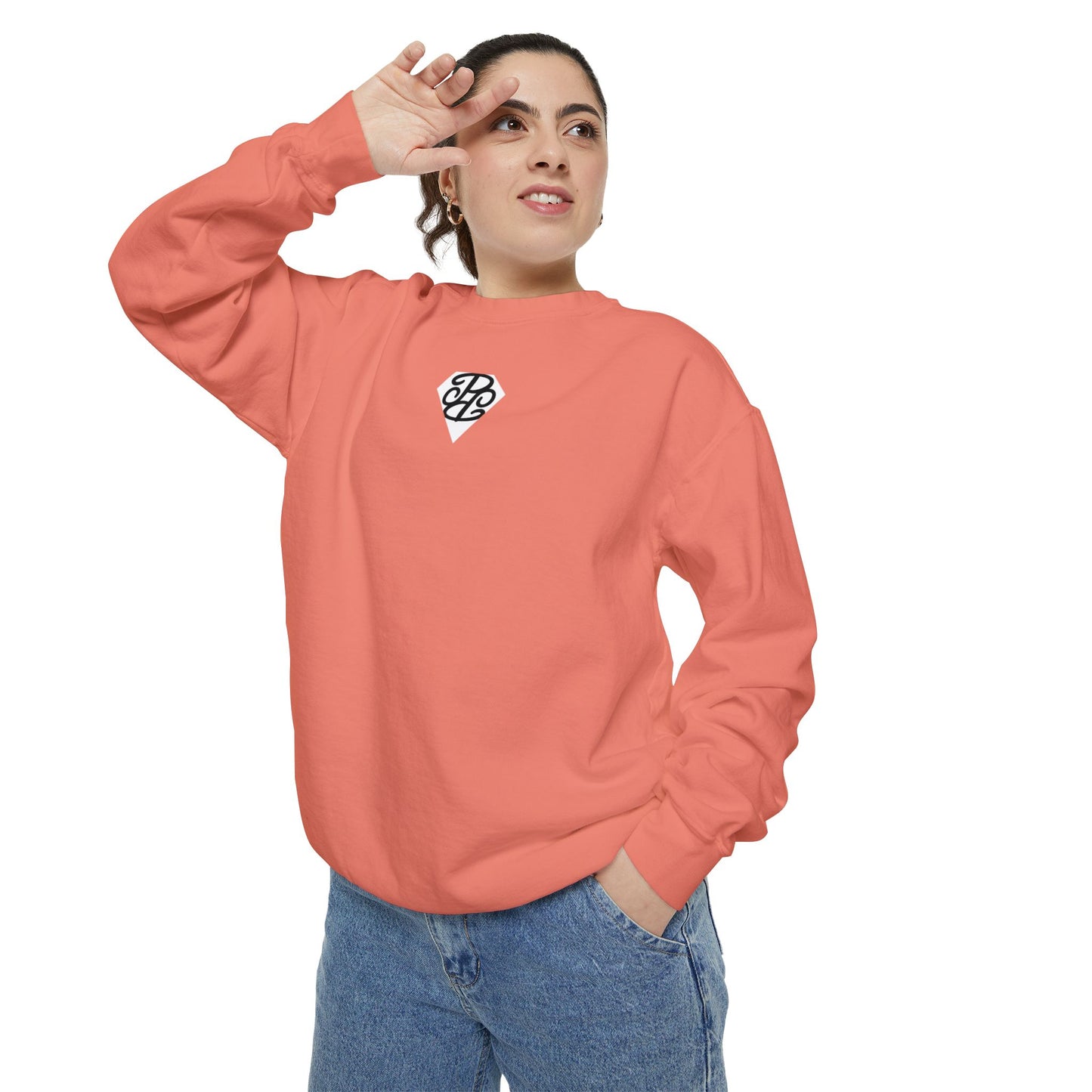 Phallacy Diamond Unisex Garment-Dyed Sweatshirt