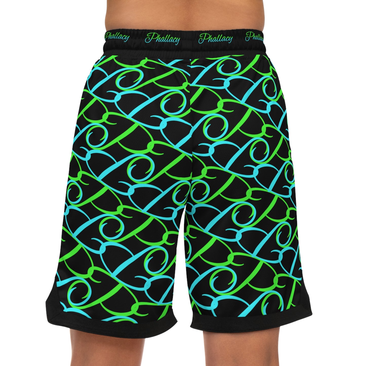 Phallacy Players Designer Unisex Basketball Shorts