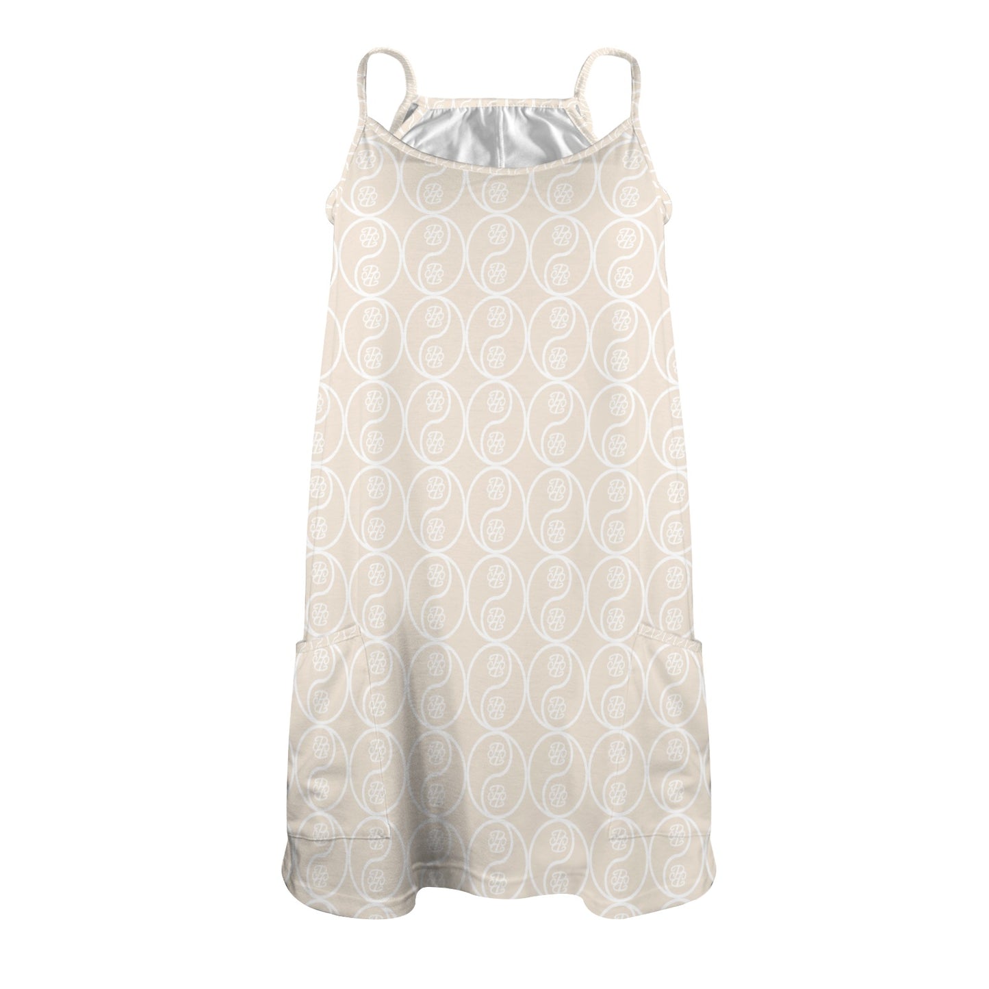 Phallacy Yin-Yang Designer Double-Layered Camisole Dress