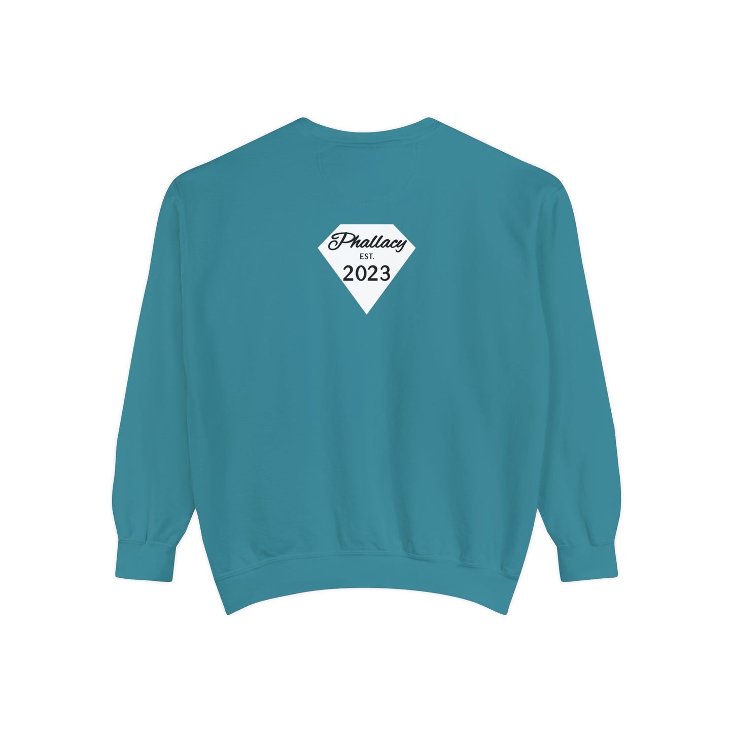 Phallacy Diamond Unisex Garment-Dyed Sweatshirt