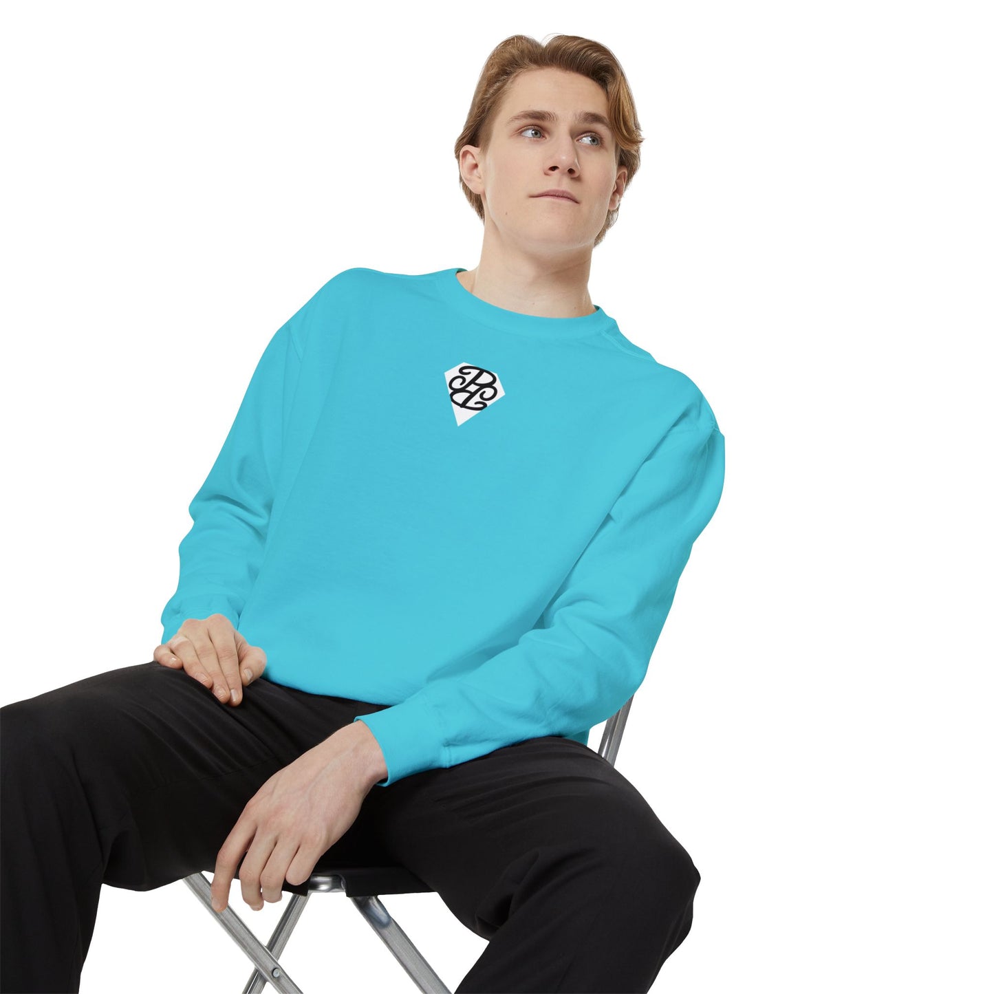 Phallacy Diamond Unisex Garment-Dyed Sweatshirt
