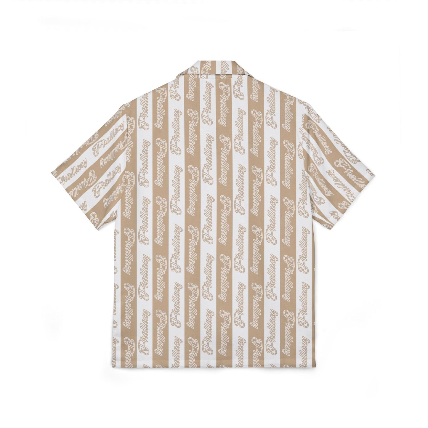 Phallacy Signature Designer Men's Button Up Shirt - Beach Vibes & Casual Comfort
