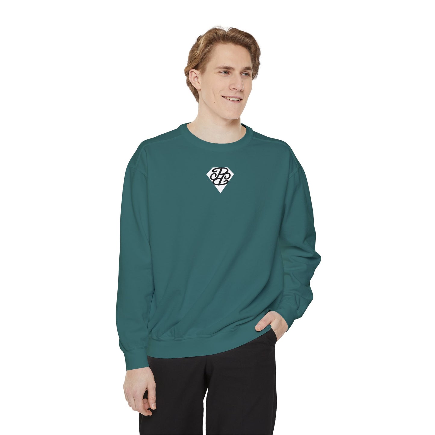 Phallacy Diamond Unisex Garment-Dyed Sweatshirt