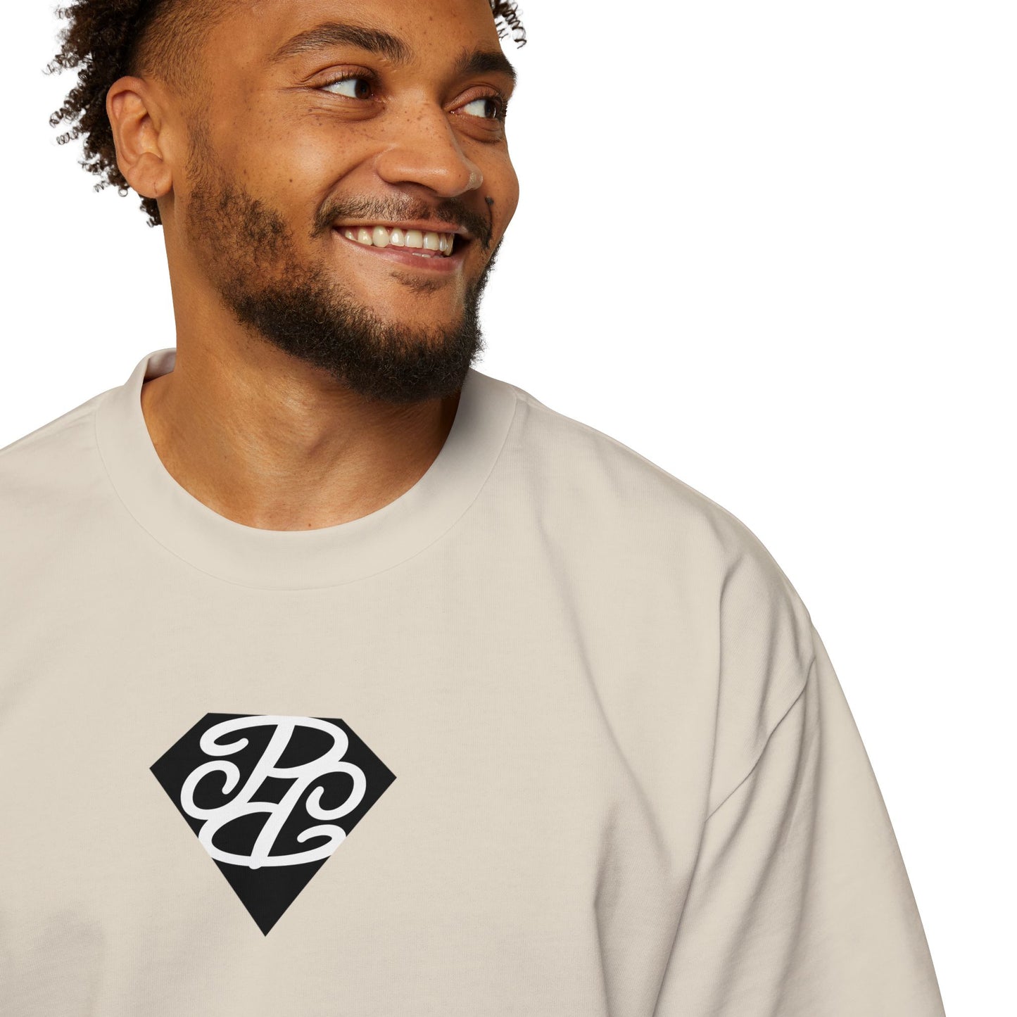 Phallacy Diamond Men's Heavy Oversized Tee