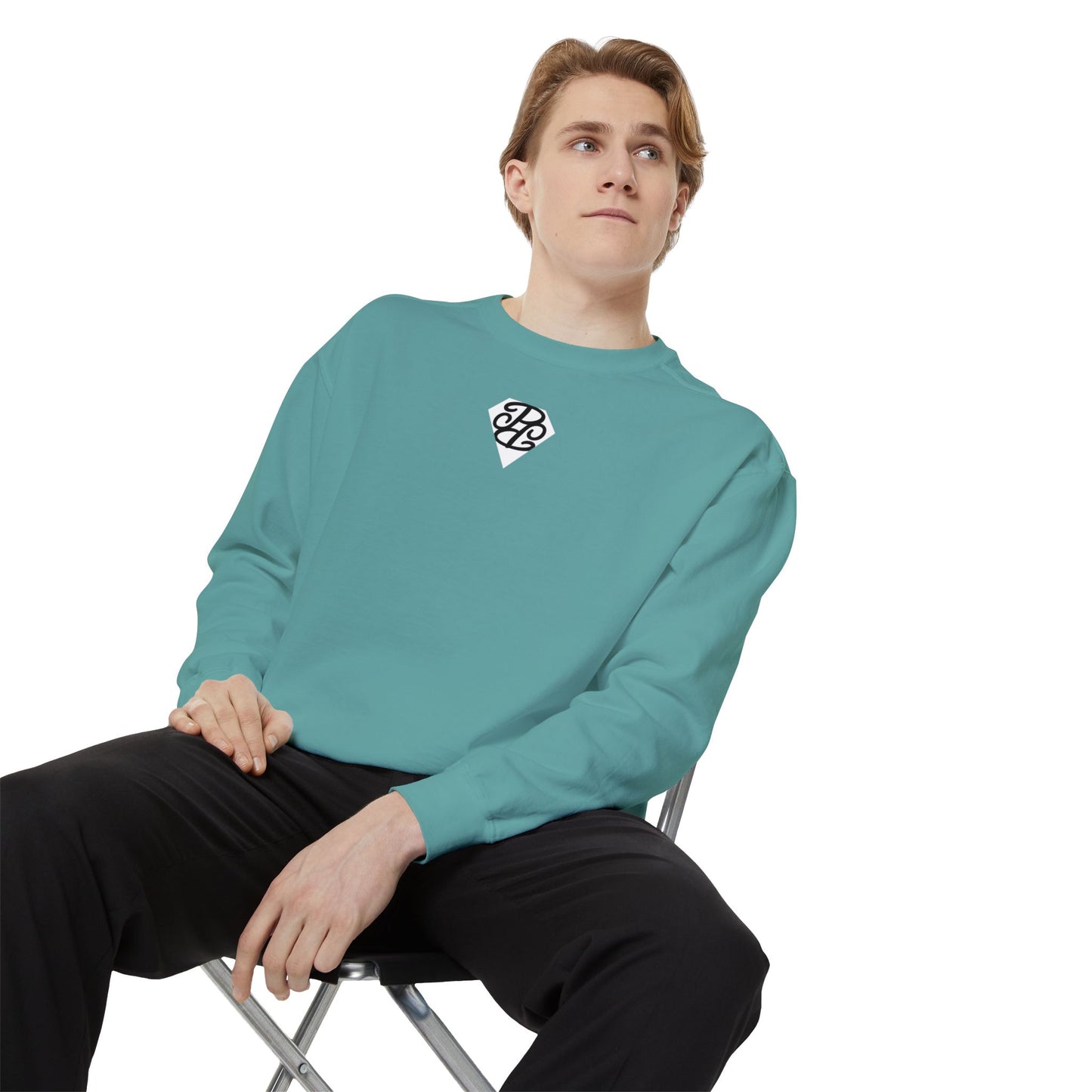 Phallacy Diamond Unisex Garment-Dyed Sweatshirt