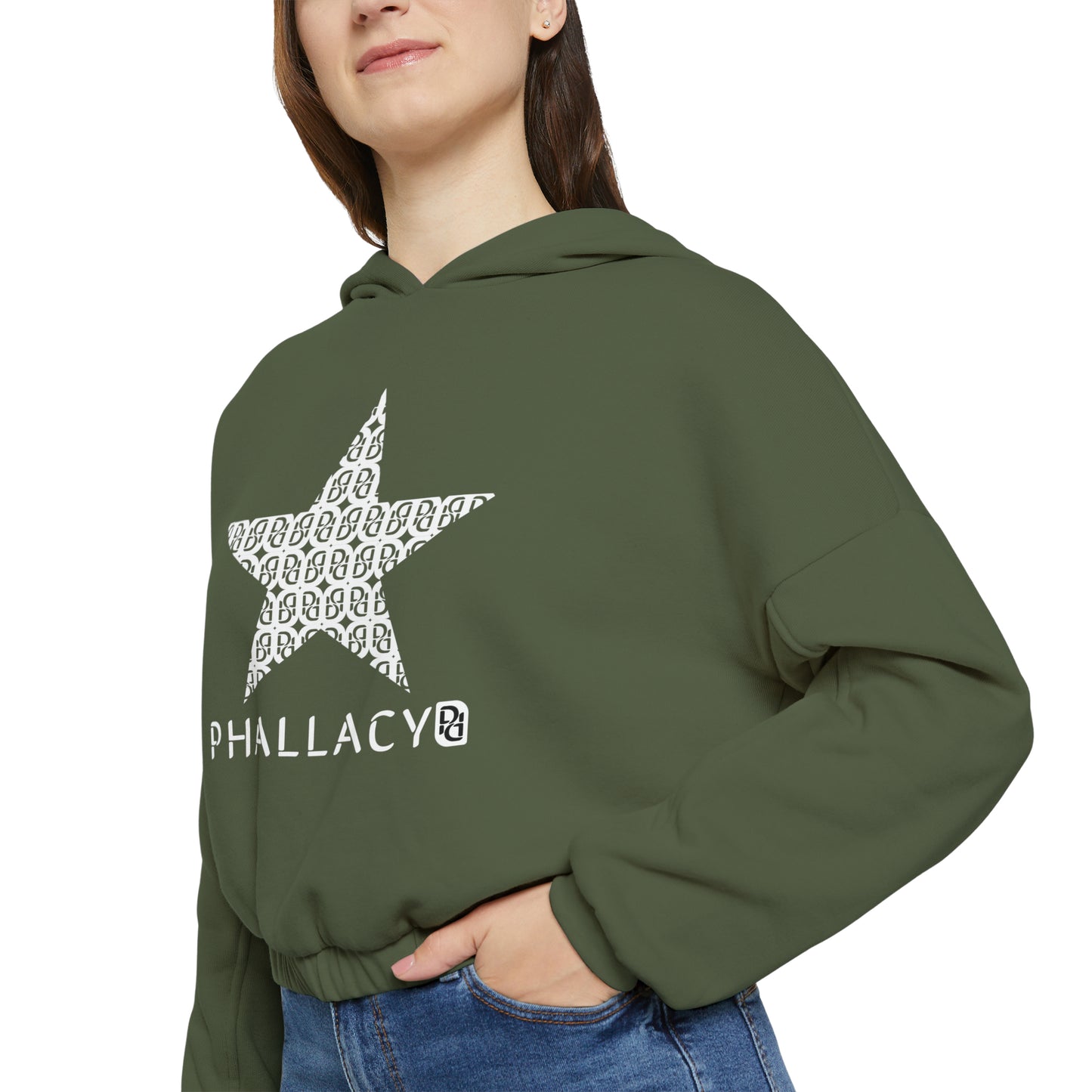 Phallacy Star Cinched Bottom Hoodie