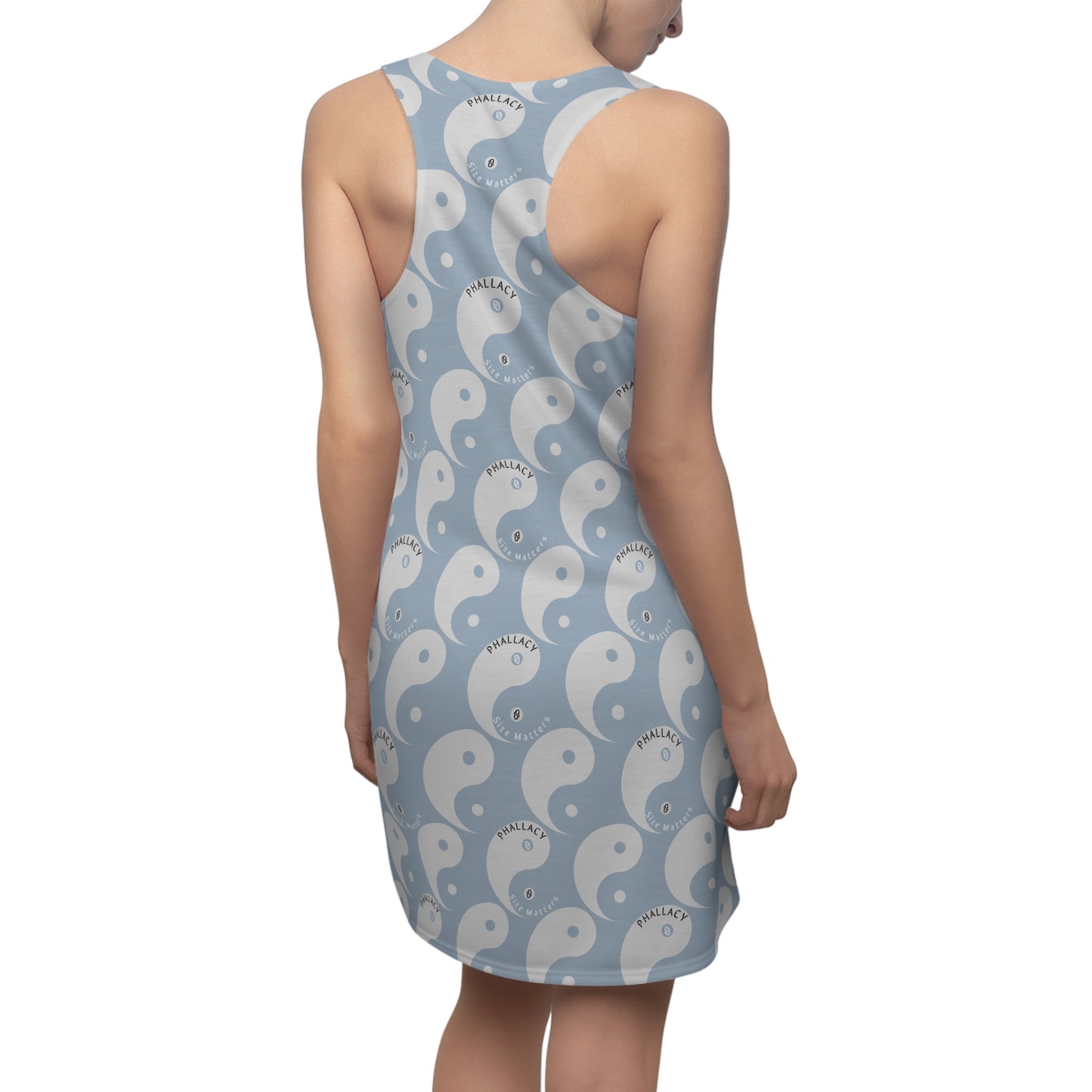 Phallacy Yin-Yang Designer Racerback Dress
