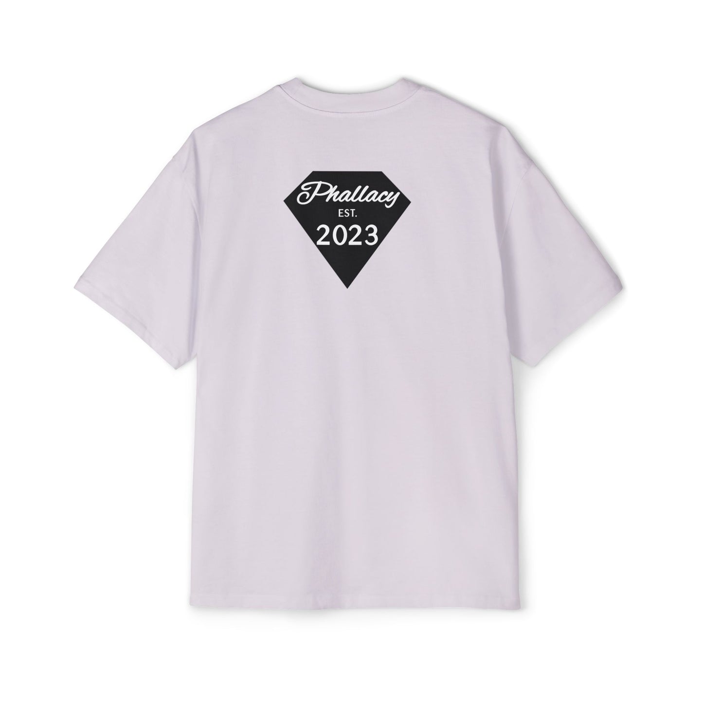 Phallacy Diamond Men's Heavy Oversized Tee