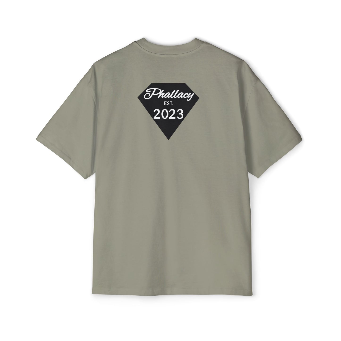 Phallacy Diamond Men's Heavy Oversized Tee
