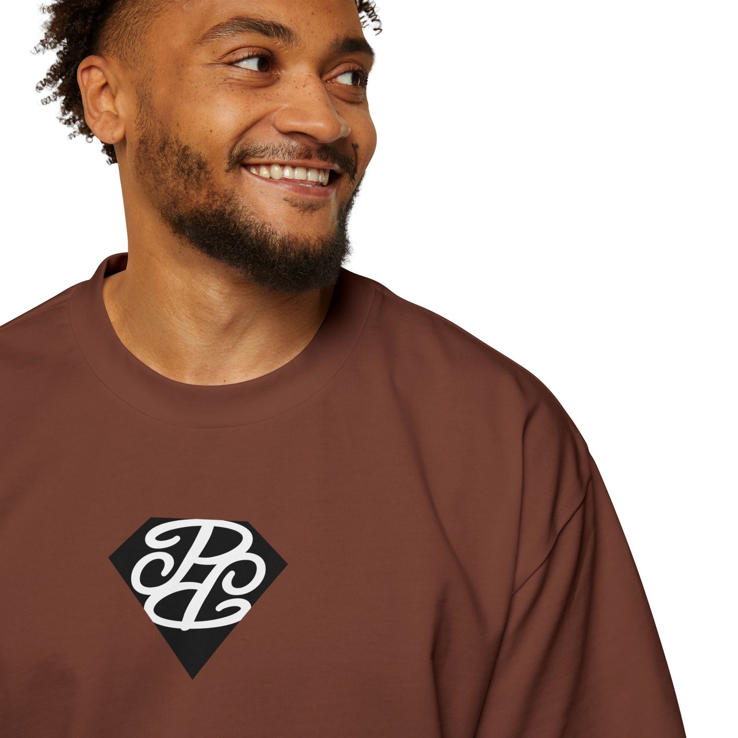 Phallacy Diamond Men's Heavy Oversized Tee