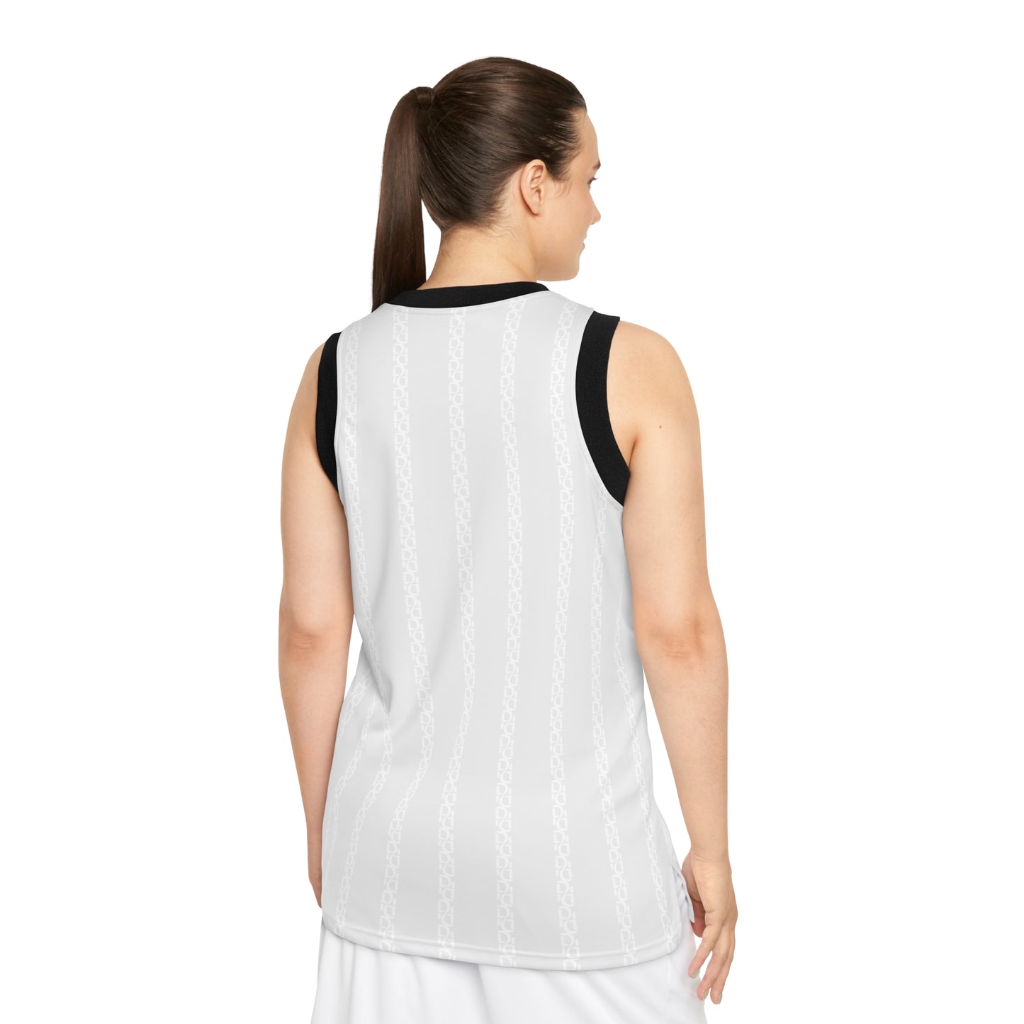 Phallacy Striped Designer Unisex Basketball Jersey