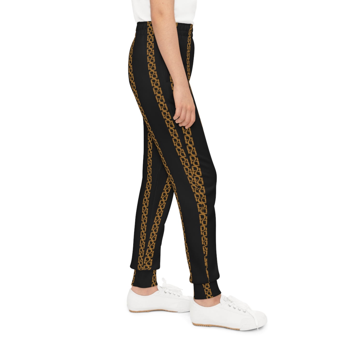 Phallacy Striped Designer Youth Joggers