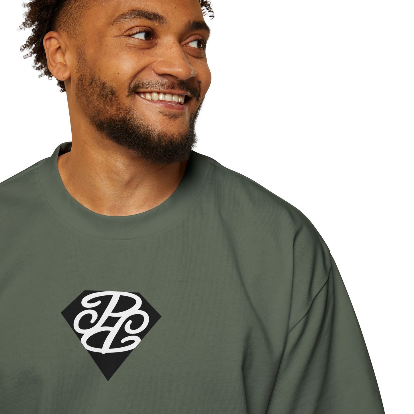Phallacy Diamond Men's Heavy Oversized Tee