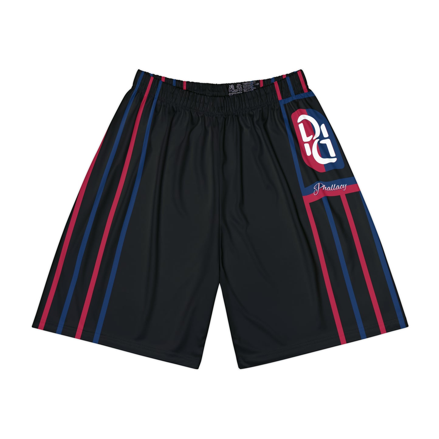 Phallacy Striped Designer Sports Shorts
