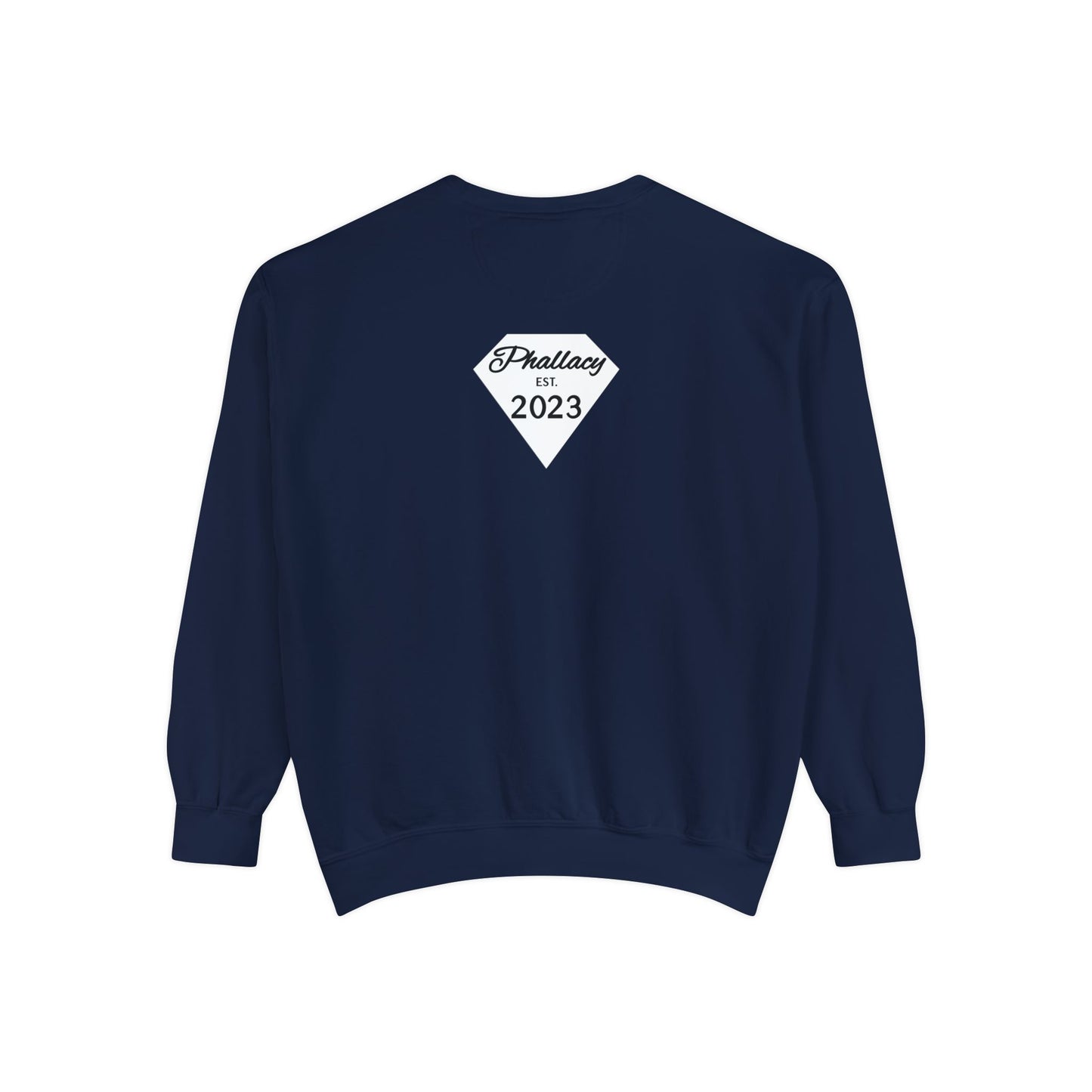 Phallacy Diamond Unisex Garment-Dyed Sweatshirt