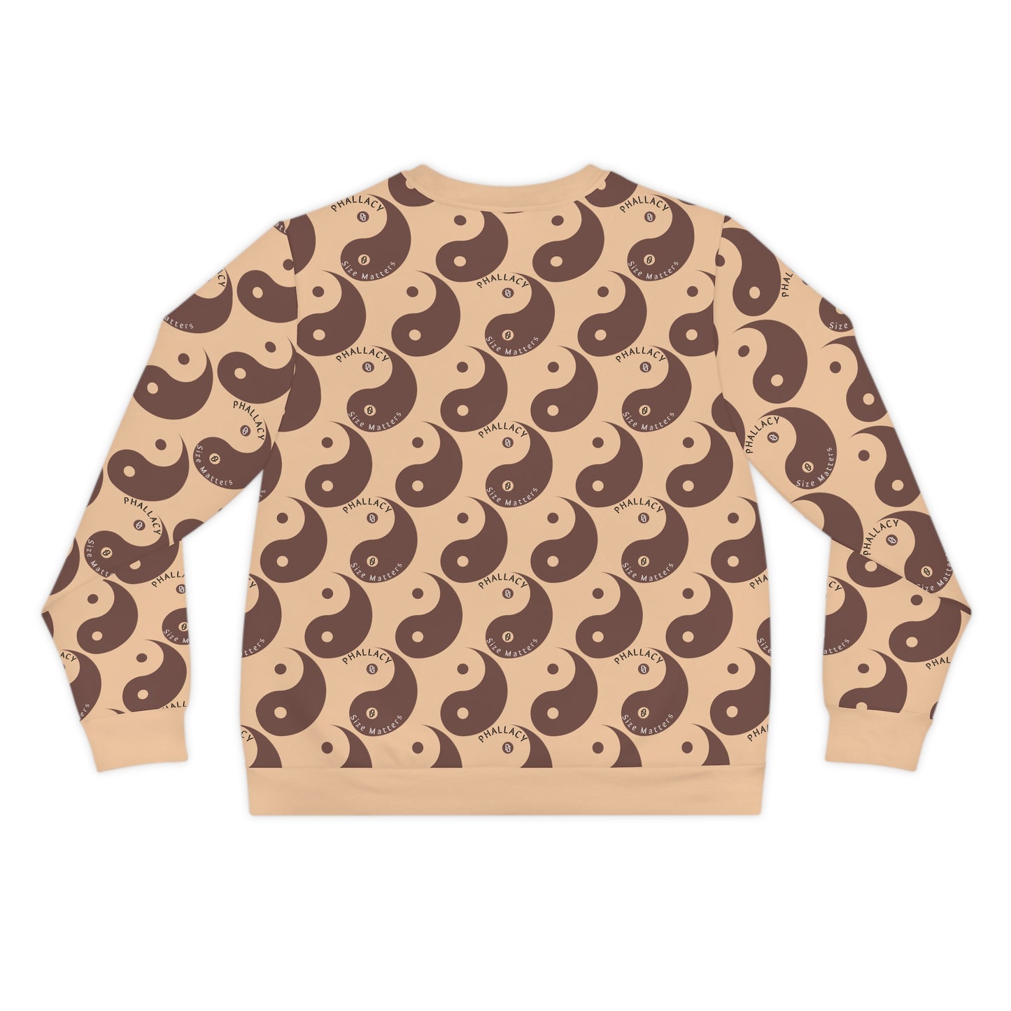 Phallacy Yin-Yang Designer Lightweight Sweatshirt