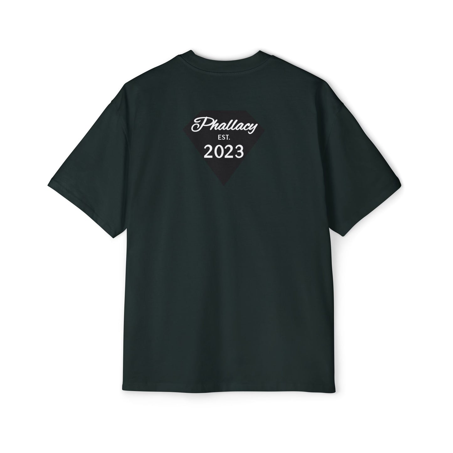 Phallacy Diamond Men's Heavy Oversized Tee