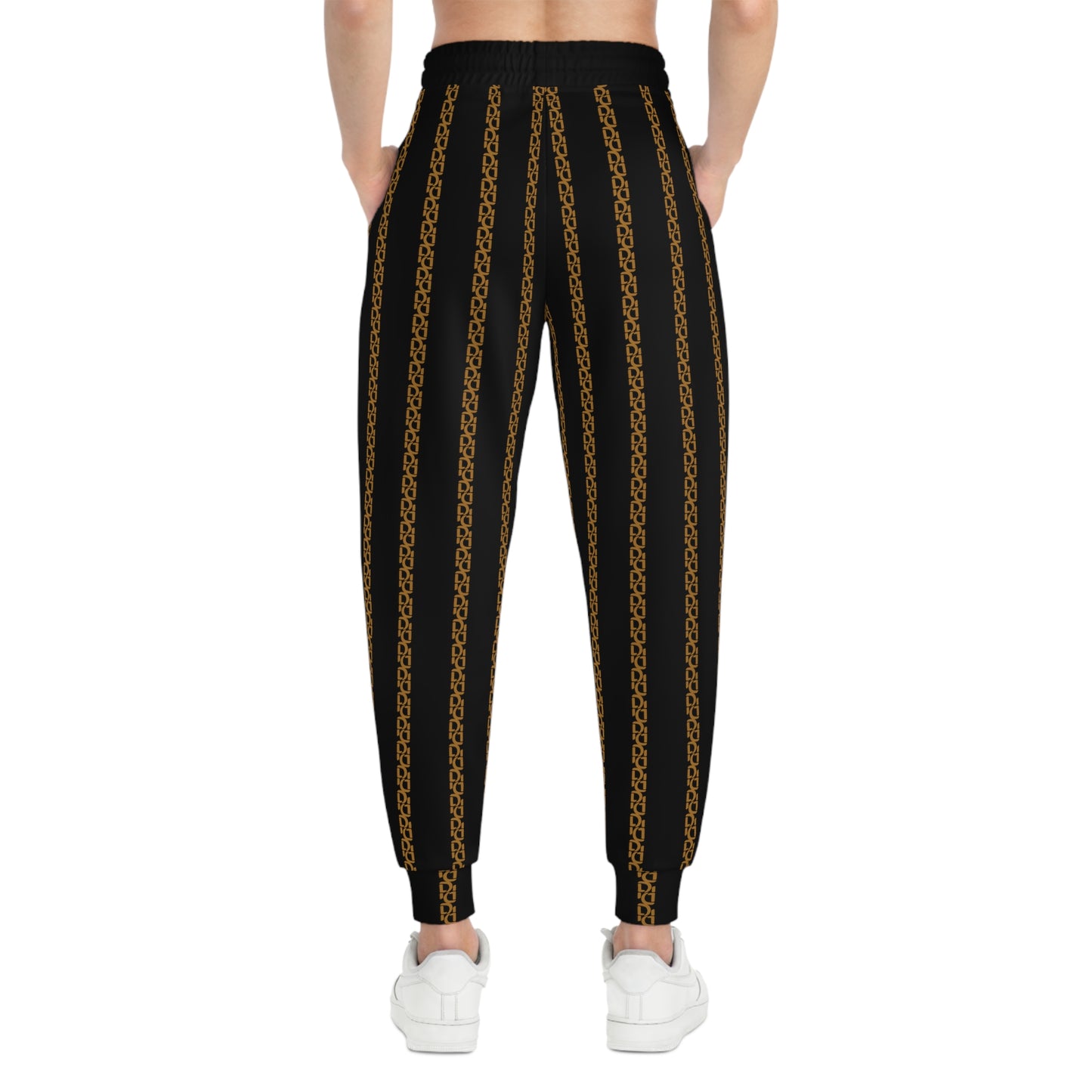 Phallacy Striped Designer Unisex Athletic Joggers