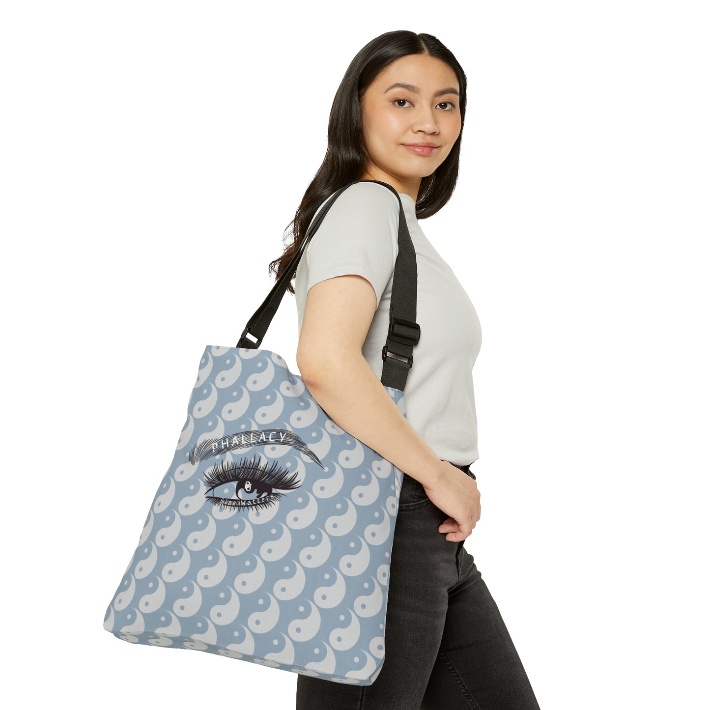 Phallacy Yin-Yang Designer Adjustable Tote Bag