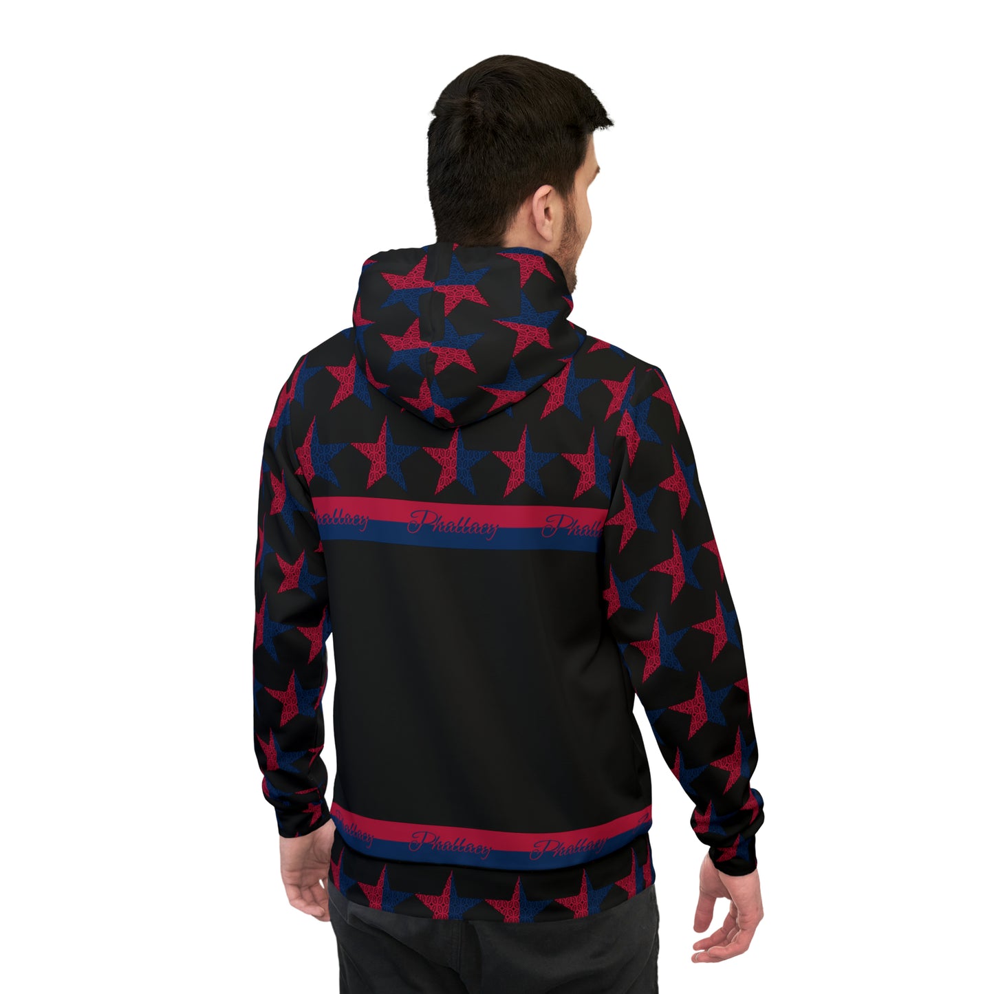 Phallacy Star Designer Unisex Athletic Hoodie