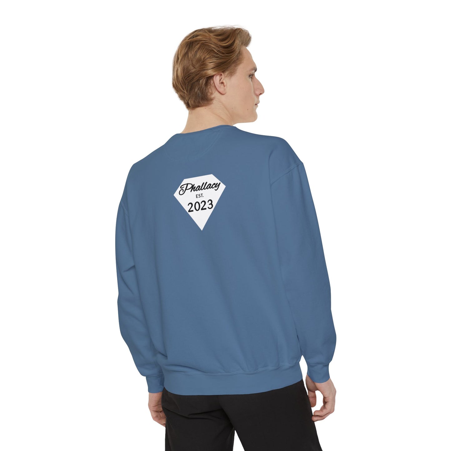Phallacy Diamond Unisex Garment-Dyed Sweatshirt