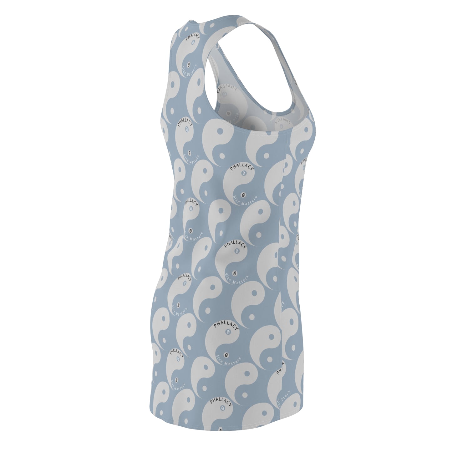 Phallacy Yin-Yang Designer Racerback Dress