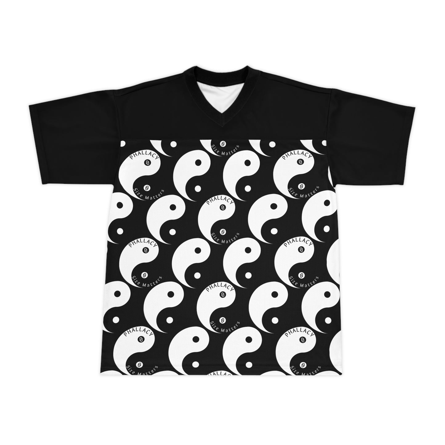Phallacy Yin-Yang Designer Unisex Football Jersey
