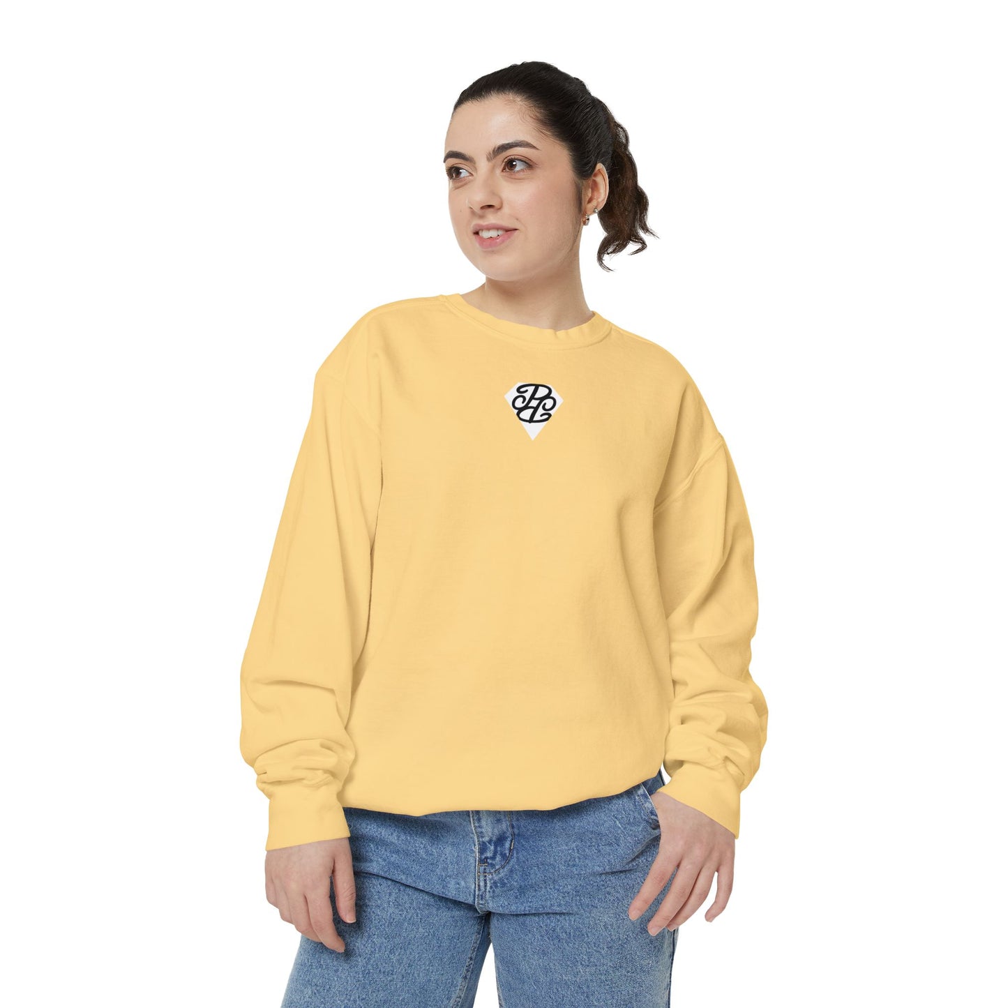 Phallacy Diamond Unisex Garment-Dyed Sweatshirt