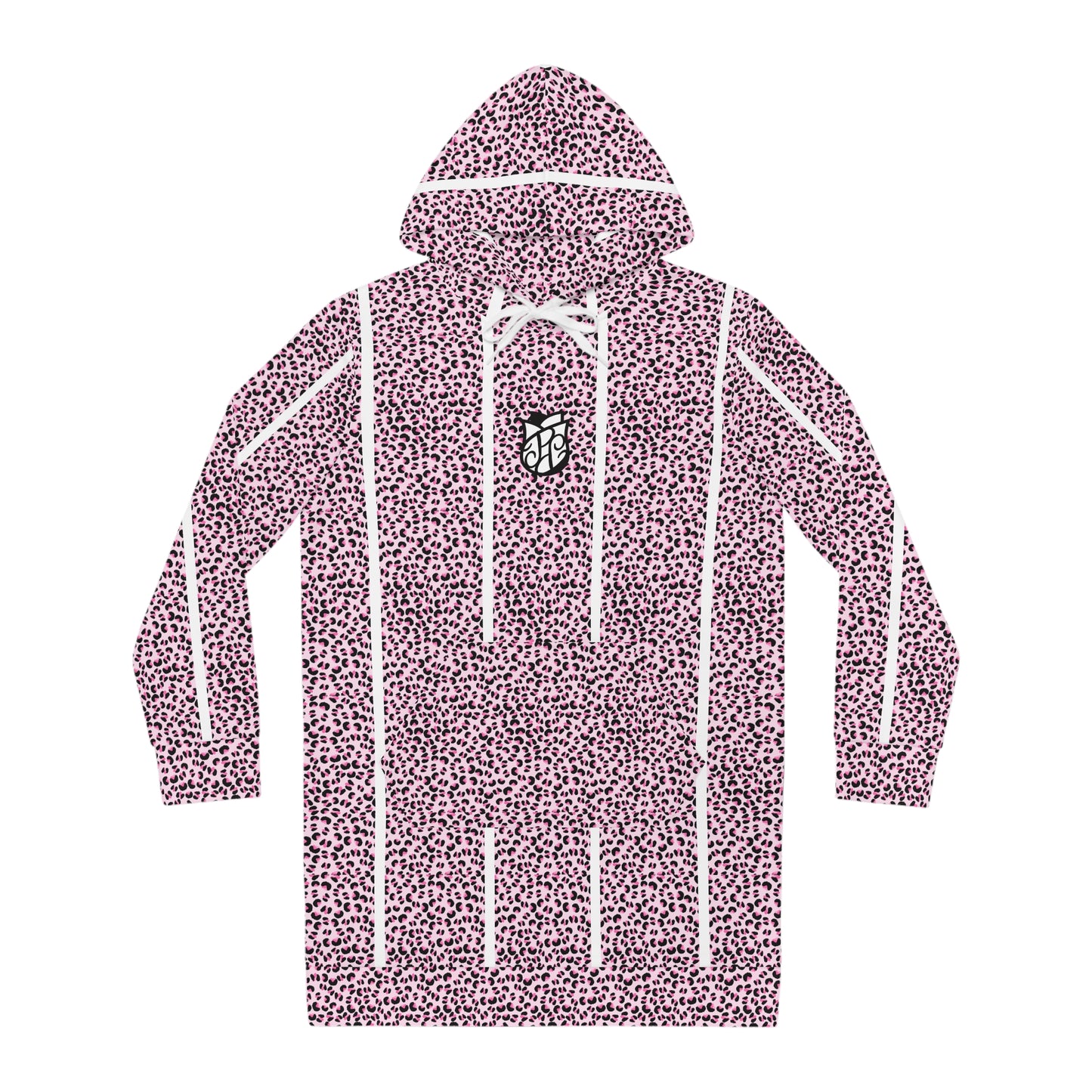 Phallacy Striped Designer Hoodie Dress
