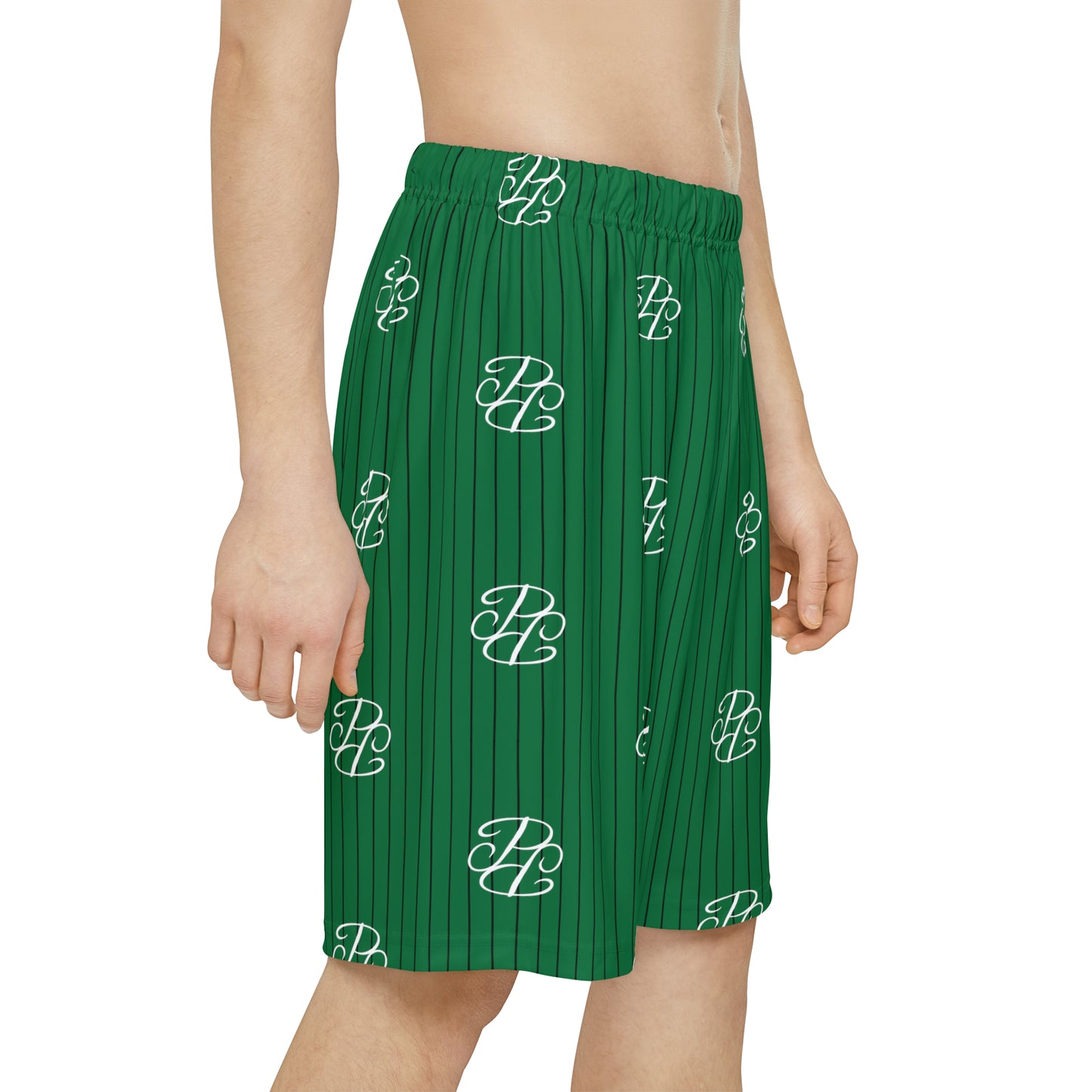 Phallacy Players Striped Designer Sports Shorts