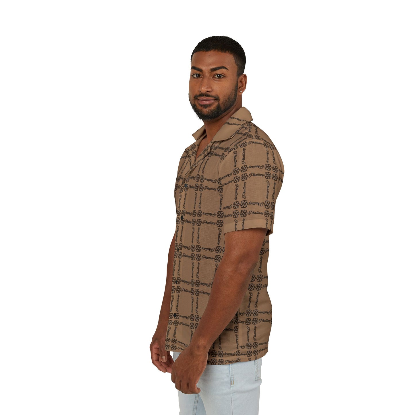 Phallacy Balance Designer Men's Button Up Shirt