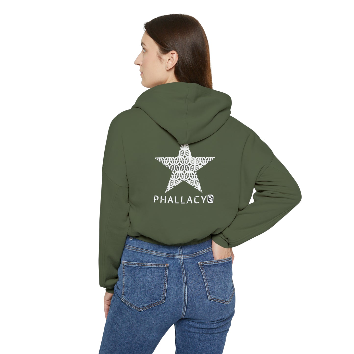 Phallacy Star Cinched Bottom Hoodie