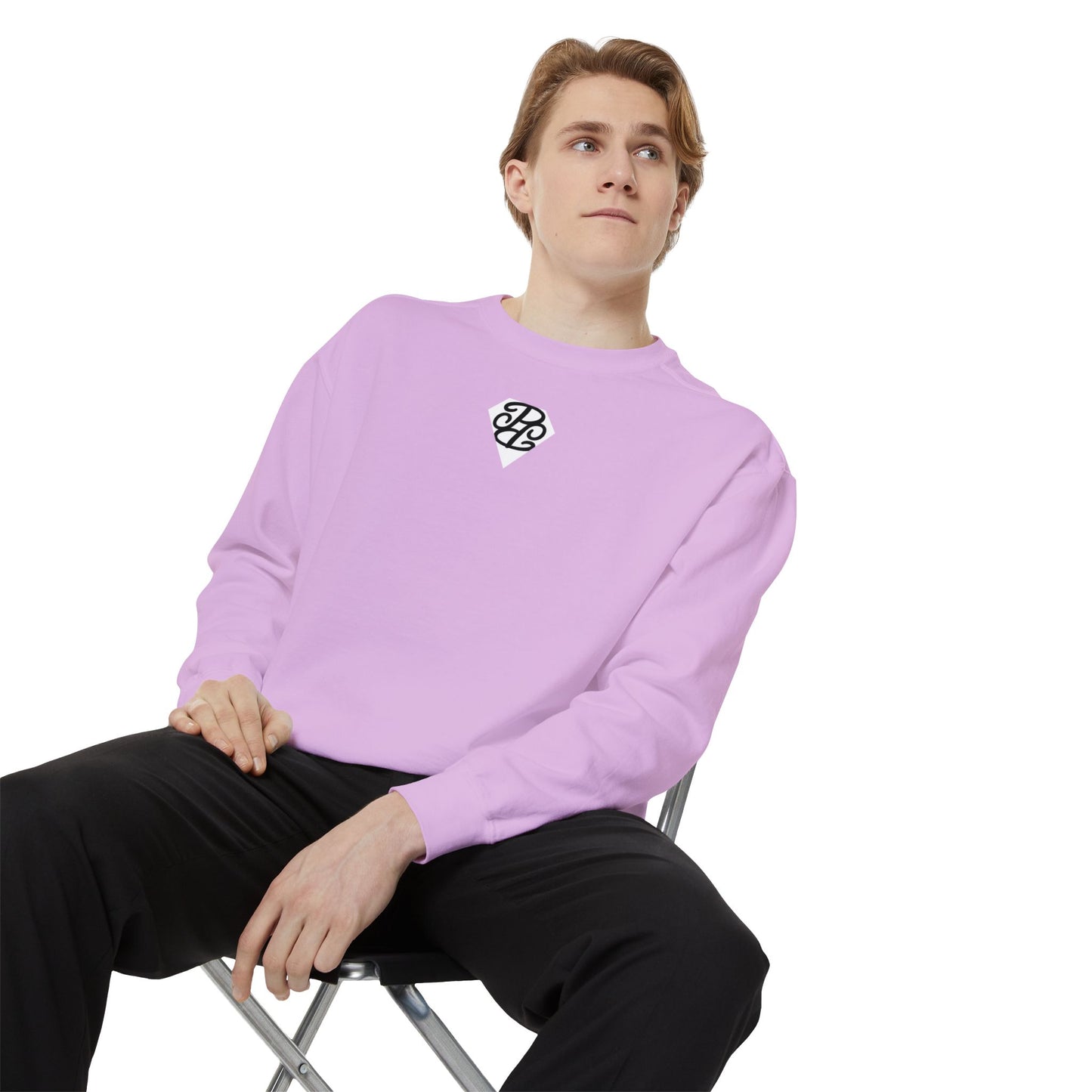 Phallacy Diamond Unisex Garment-Dyed Sweatshirt