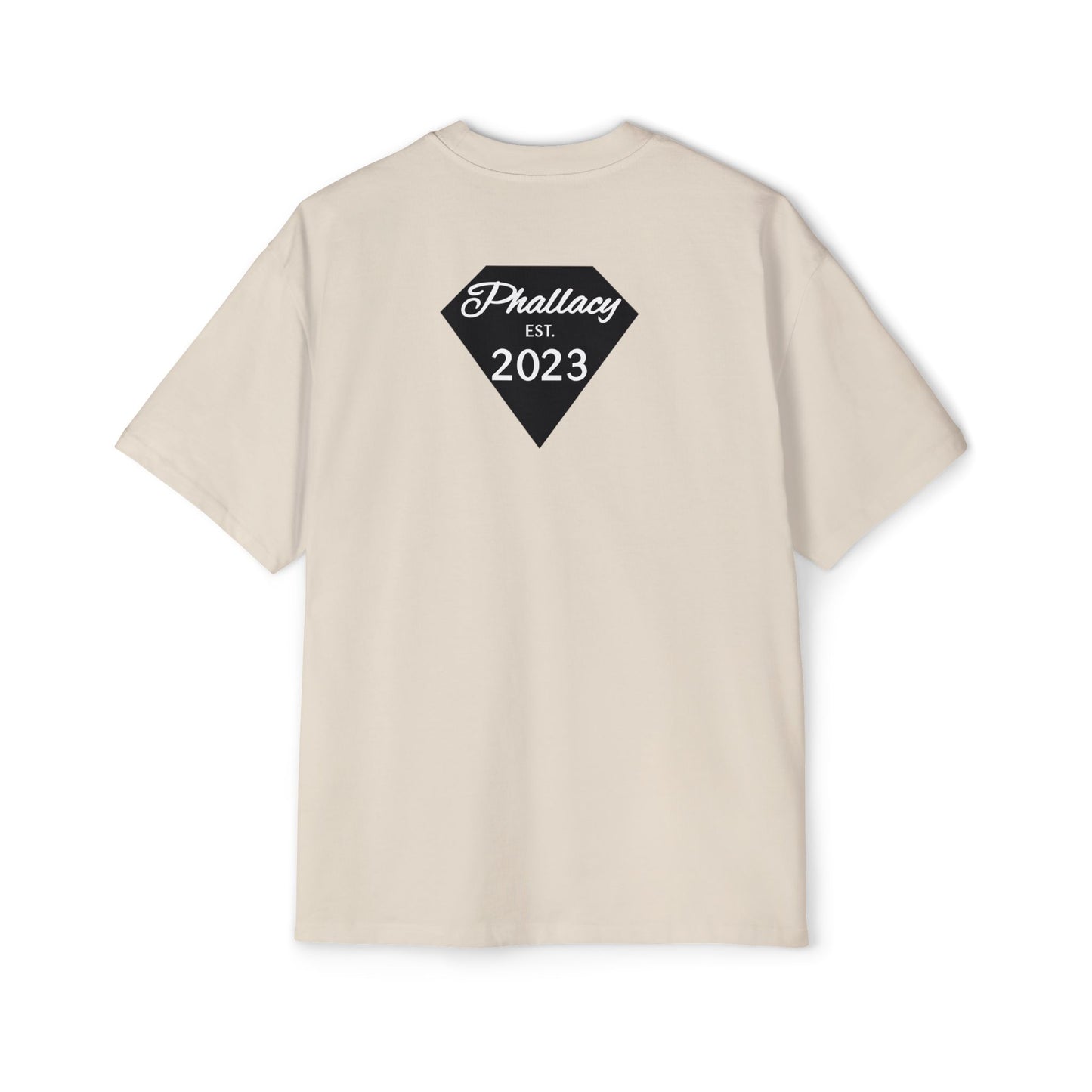 Phallacy Diamond Men's Heavy Oversized Tee