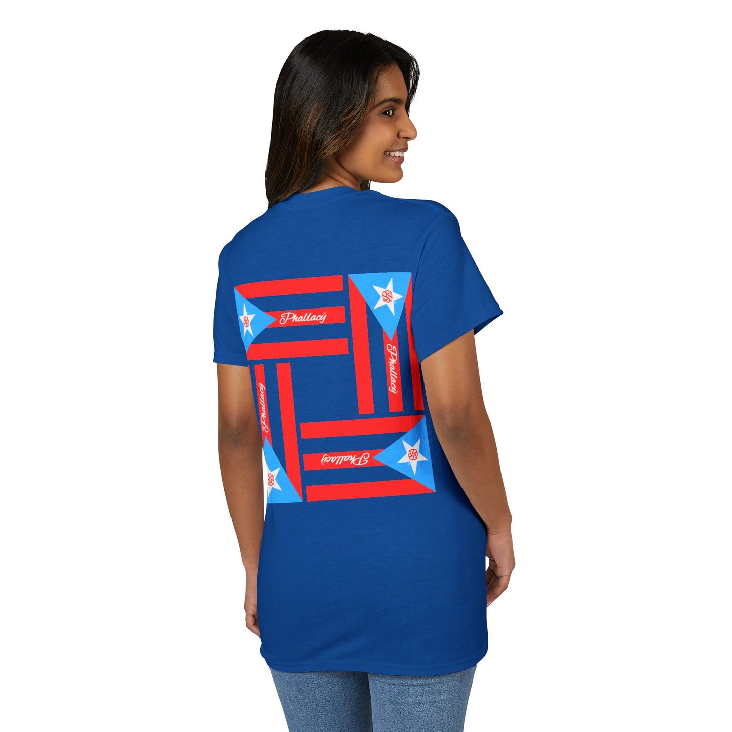 Phallacy Flag Unisex Designer Dryblend® Classic Tee | Puerto Rico Flag, Boricua, Puerto Rico Fashion