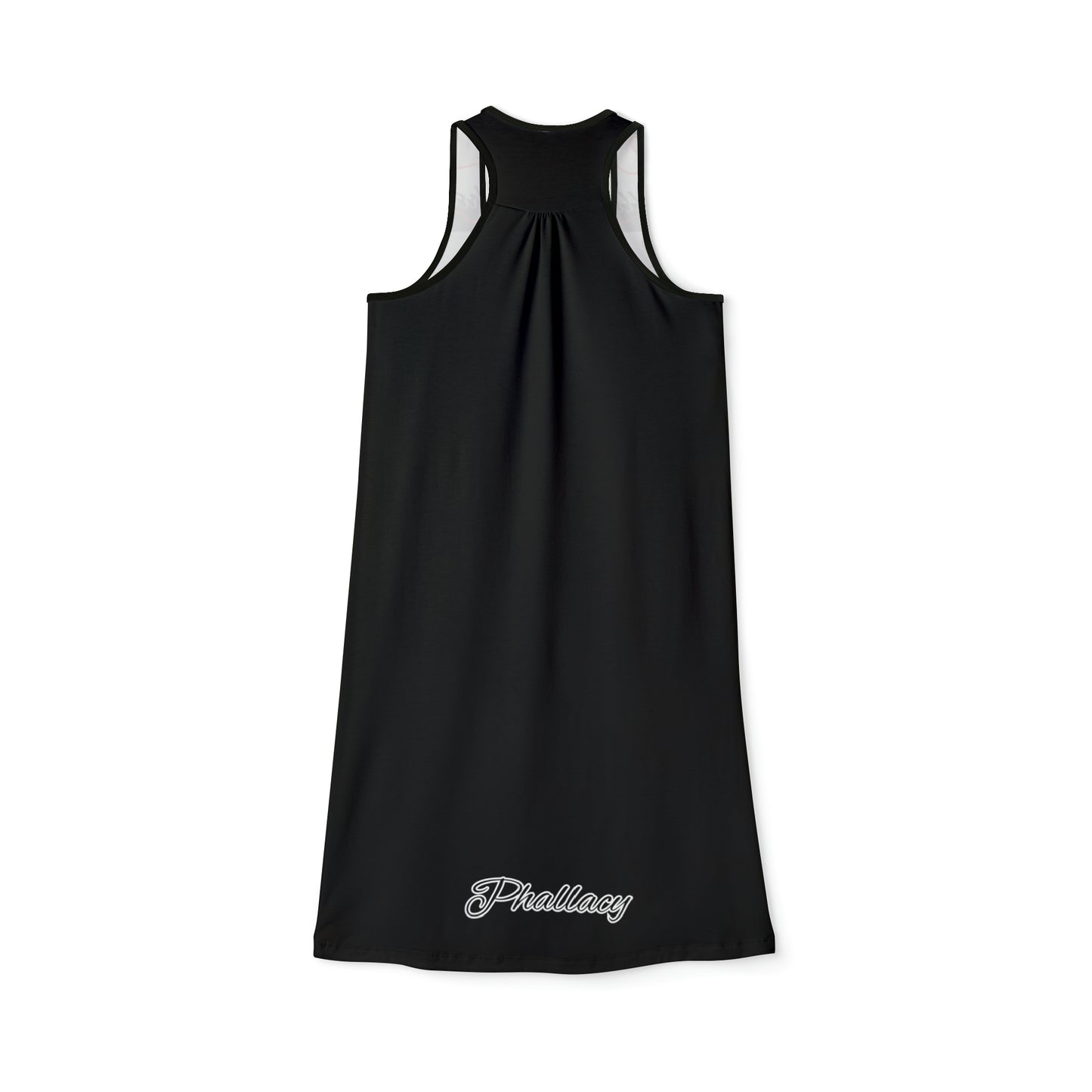 Phallacy Signature Striped Designer Racerback Dress