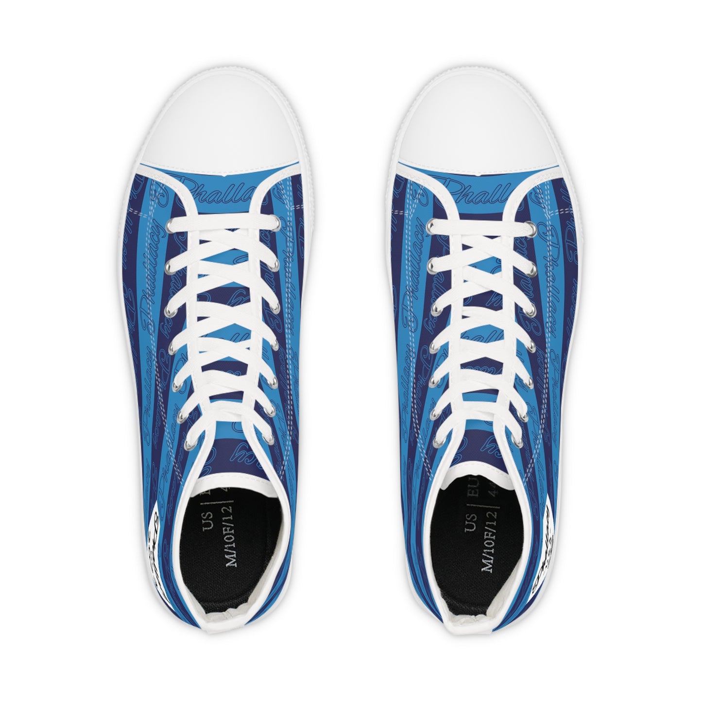 Phallacy Signature Designer Men's High Top Sneakers - Stylish Casual Footwear for Everyday Wear