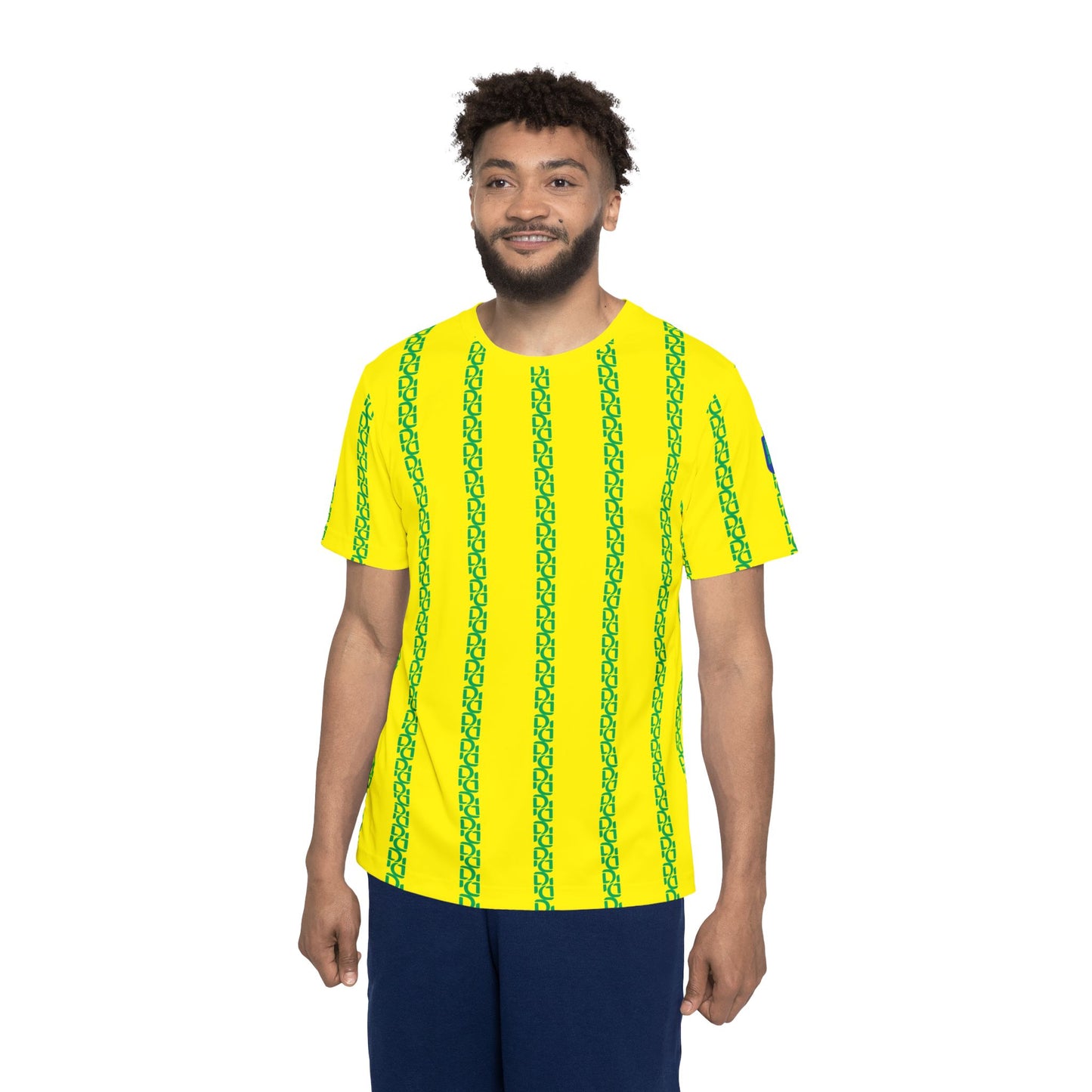 Phallacy Striped Designer Men's Sports Jersey