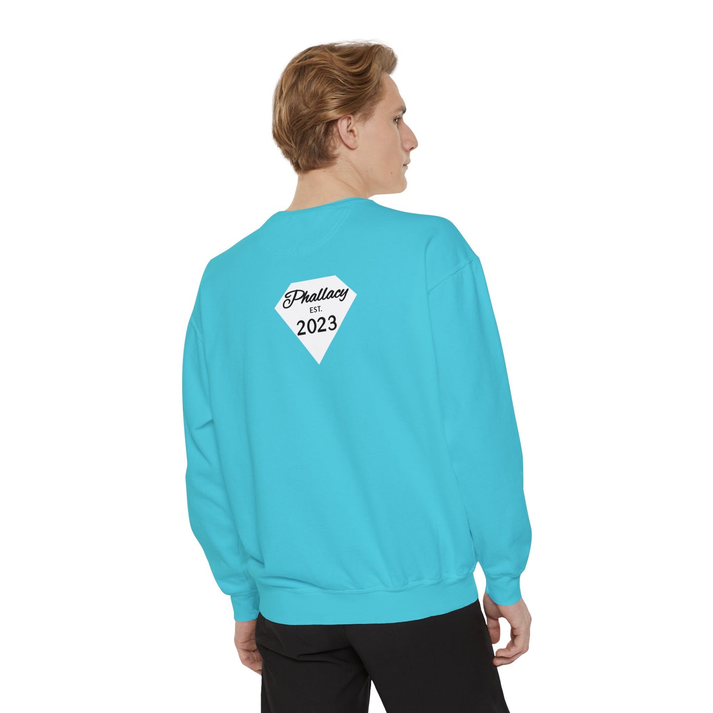 Phallacy Diamond Unisex Garment-Dyed Sweatshirt