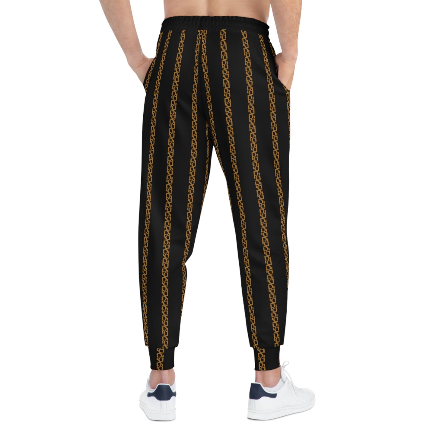 Phallacy Striped Designer Unisex Athletic Joggers