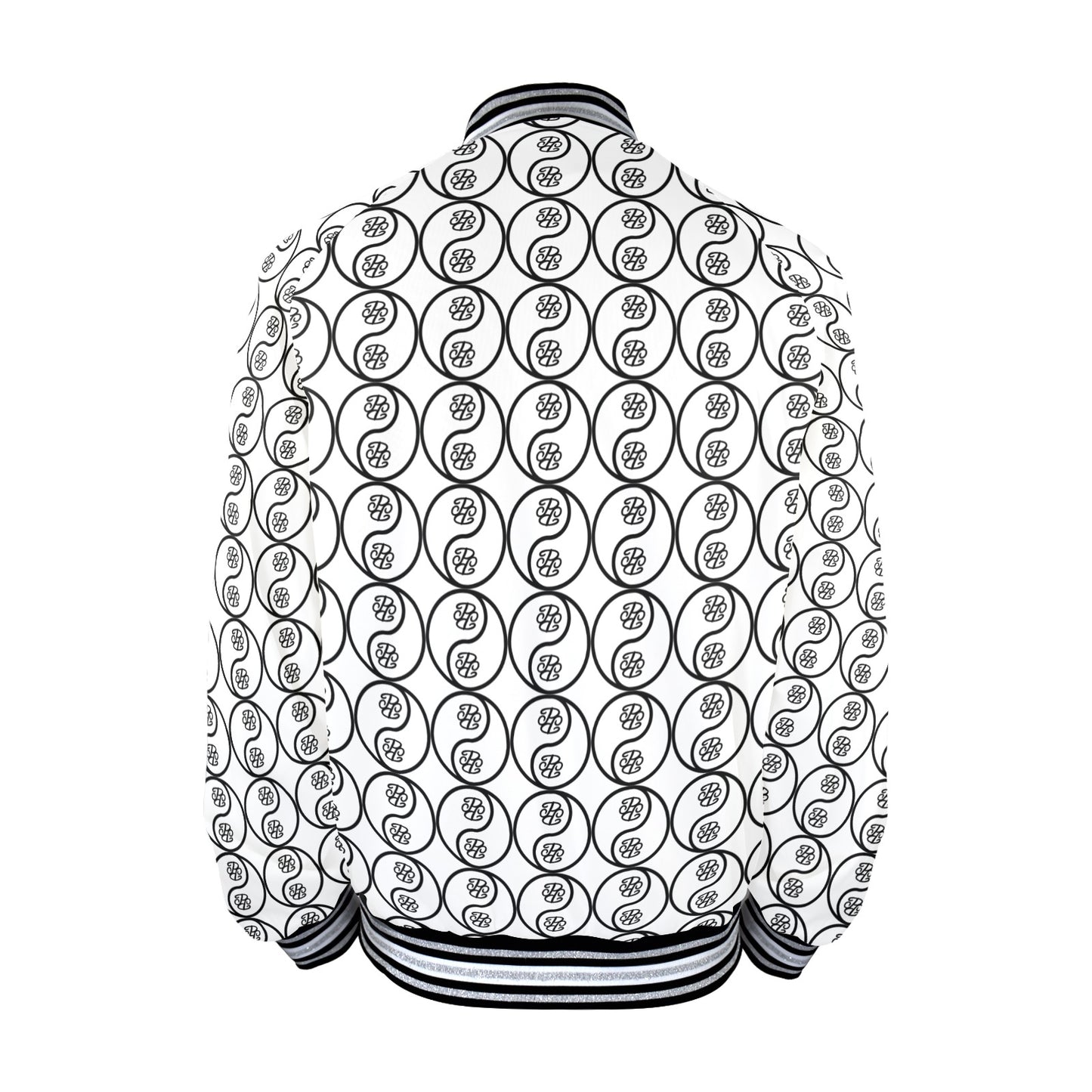 Phallacy Yin-Yang Designer Varsity Bomber Jacket