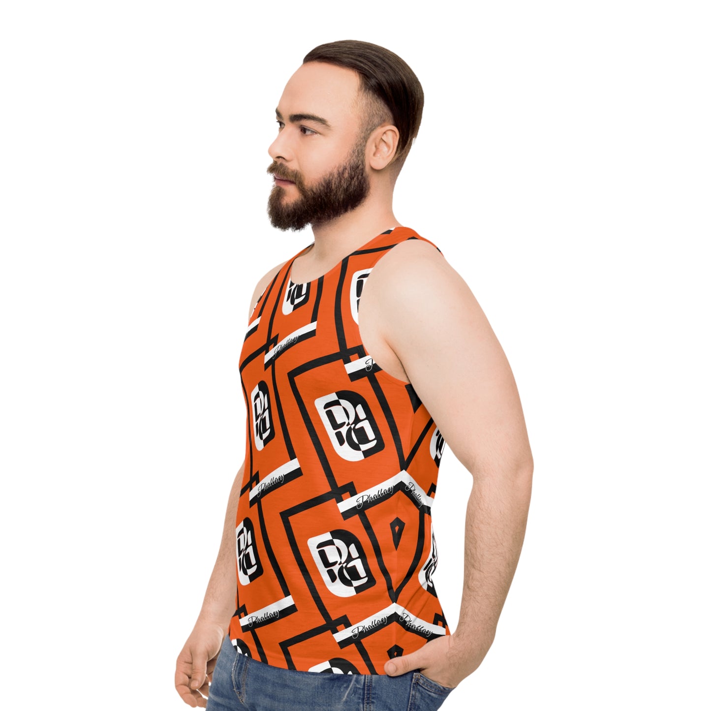 Phallacy Frame Designer Unisex Tank Top